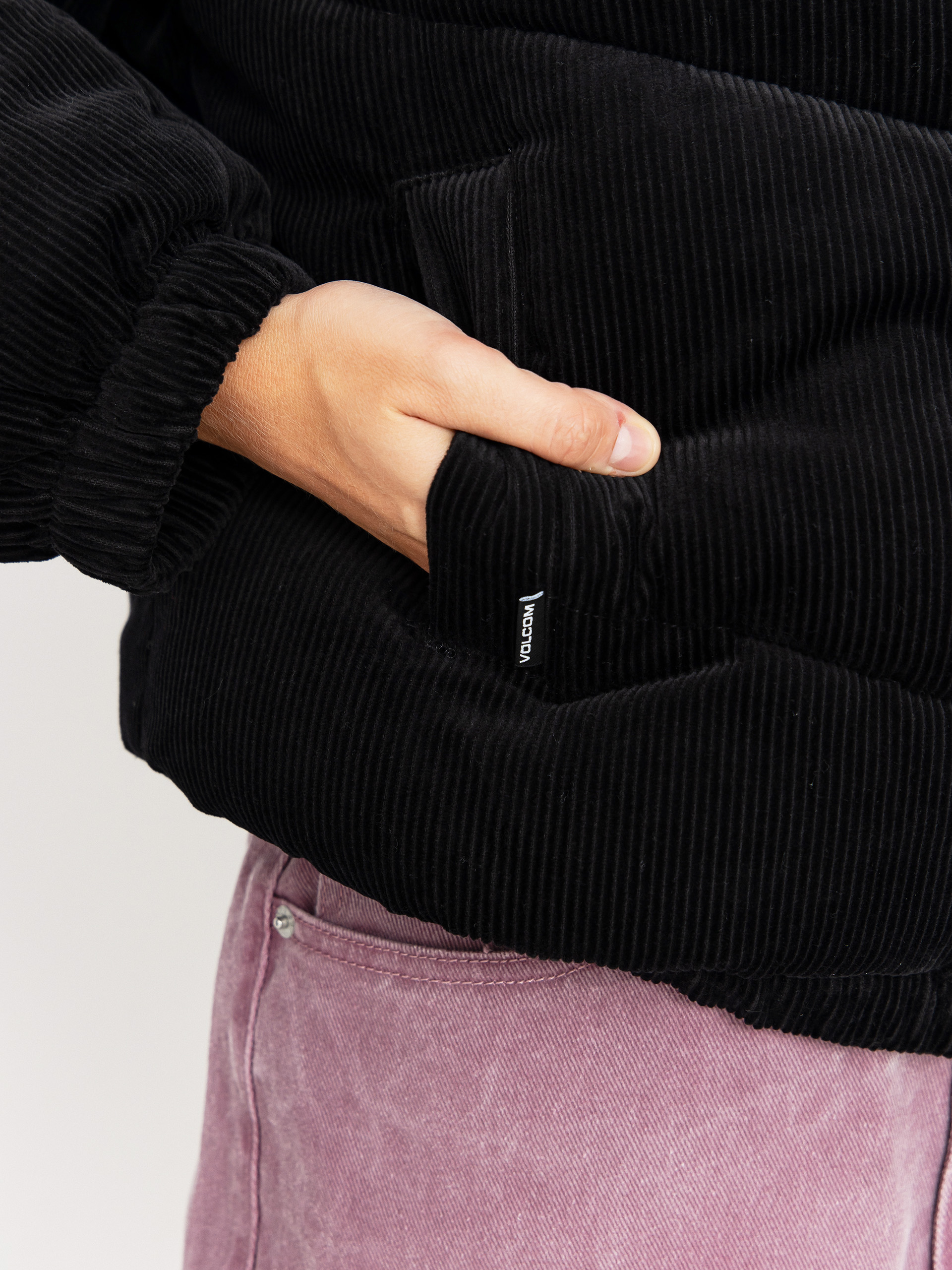Volcom Jacket Cord'n Stone Puff Wmn (black)