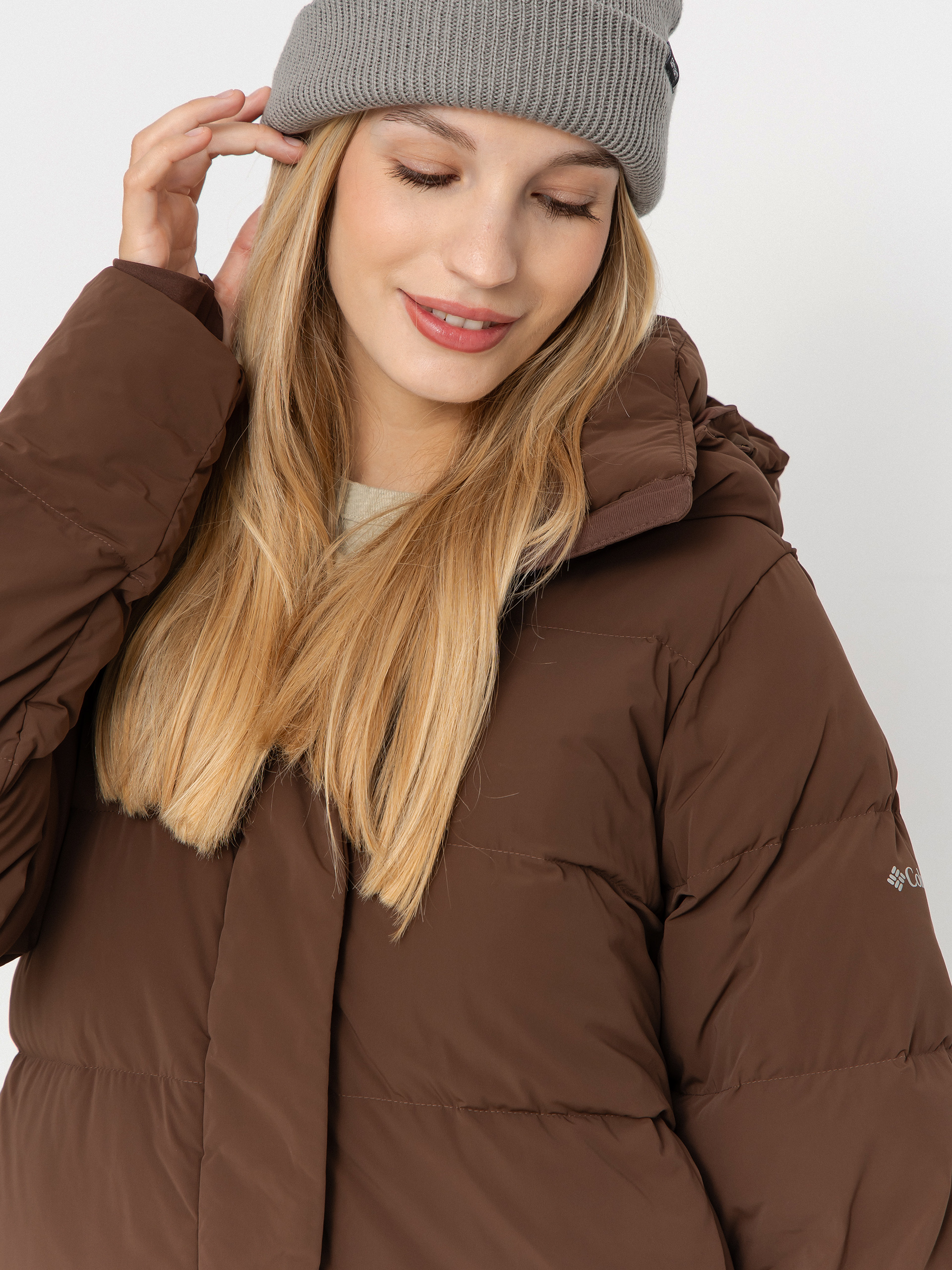 Columbia Amaze Puff Hooded Wmn Jacket (tobacco)