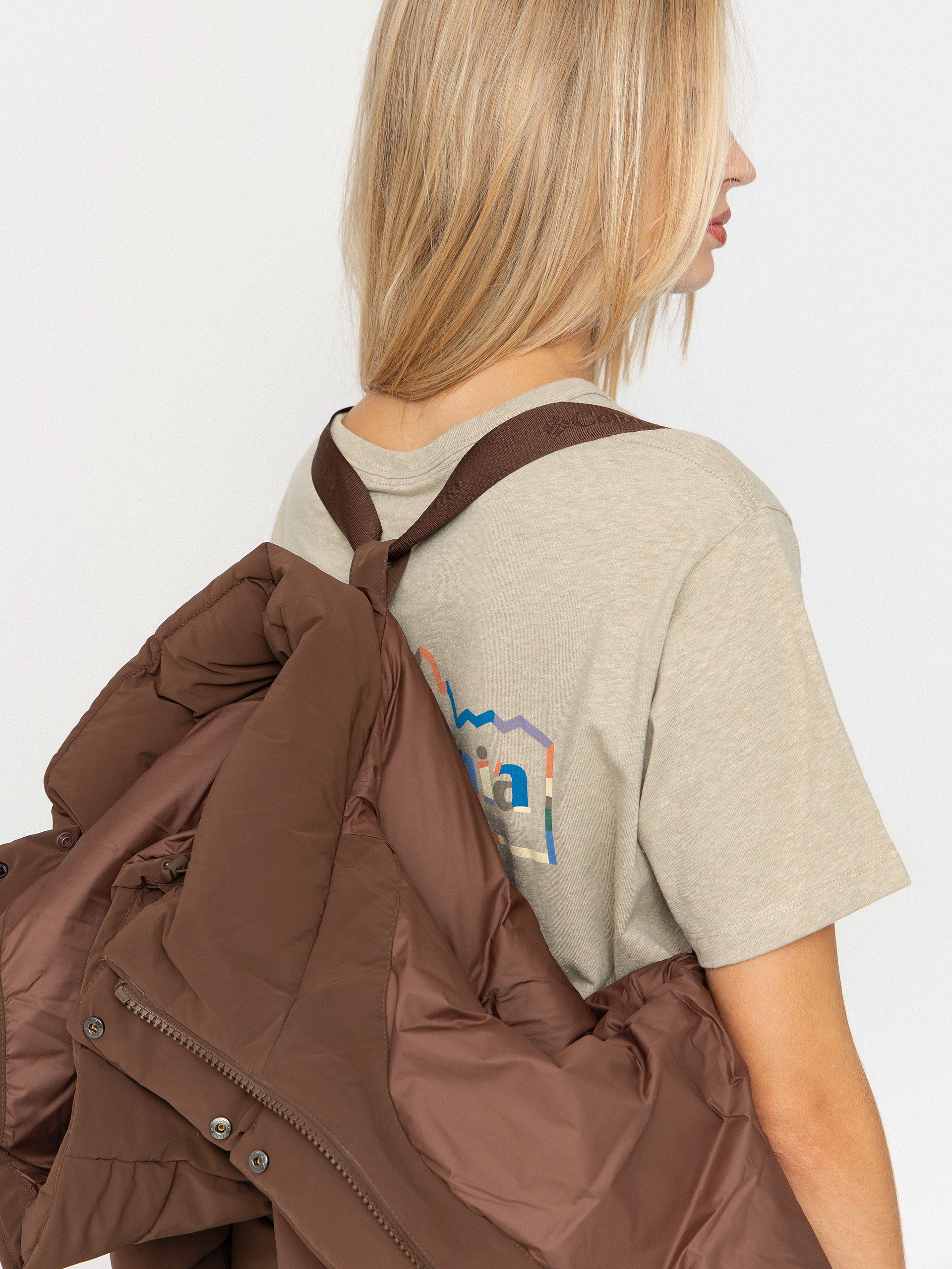 Columbia Amaze Puff Hooded Wmn Jacket (tobacco)