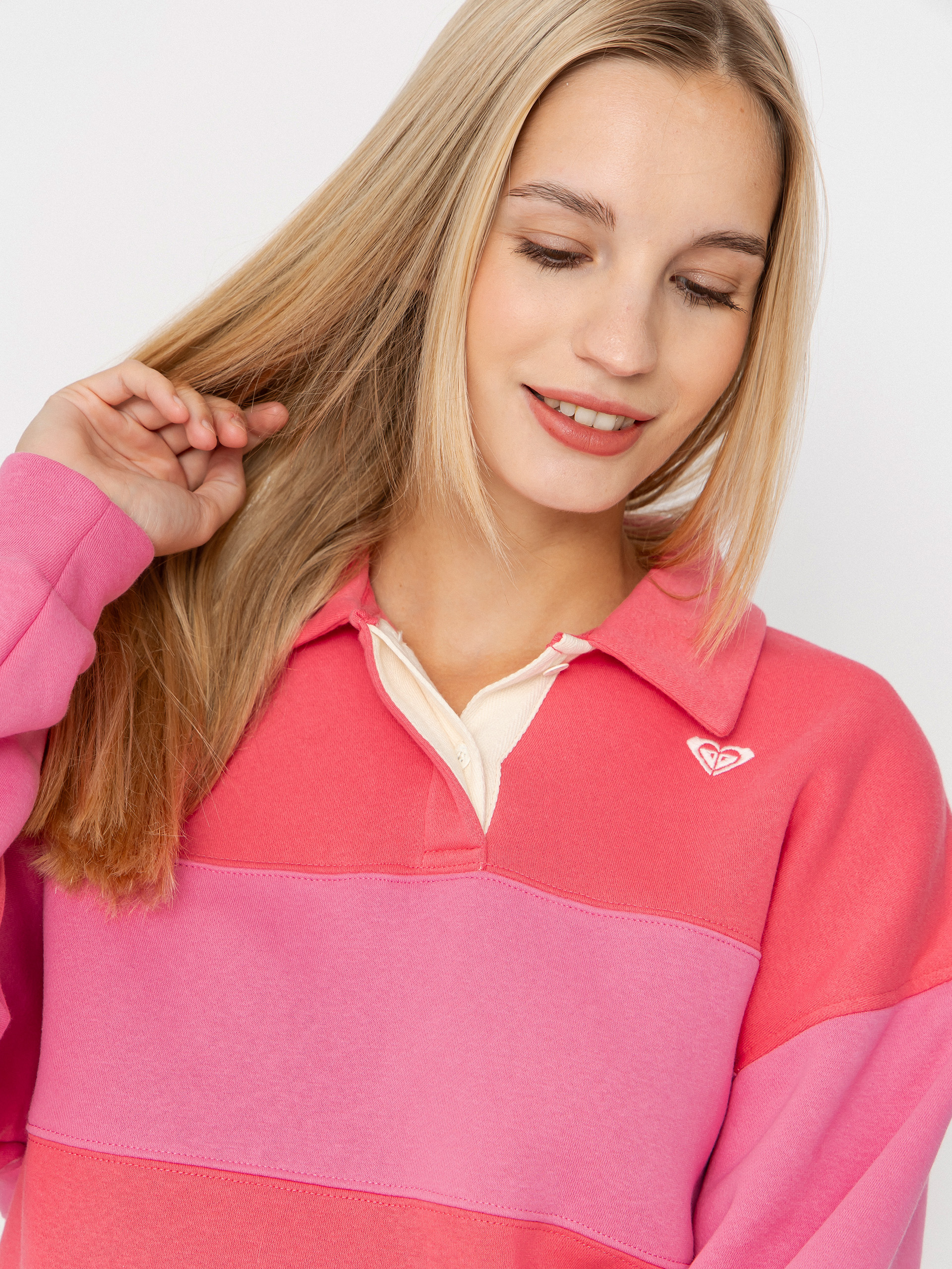 Roxy Hoodie Cross Your Mind Wmn (honey suckle)