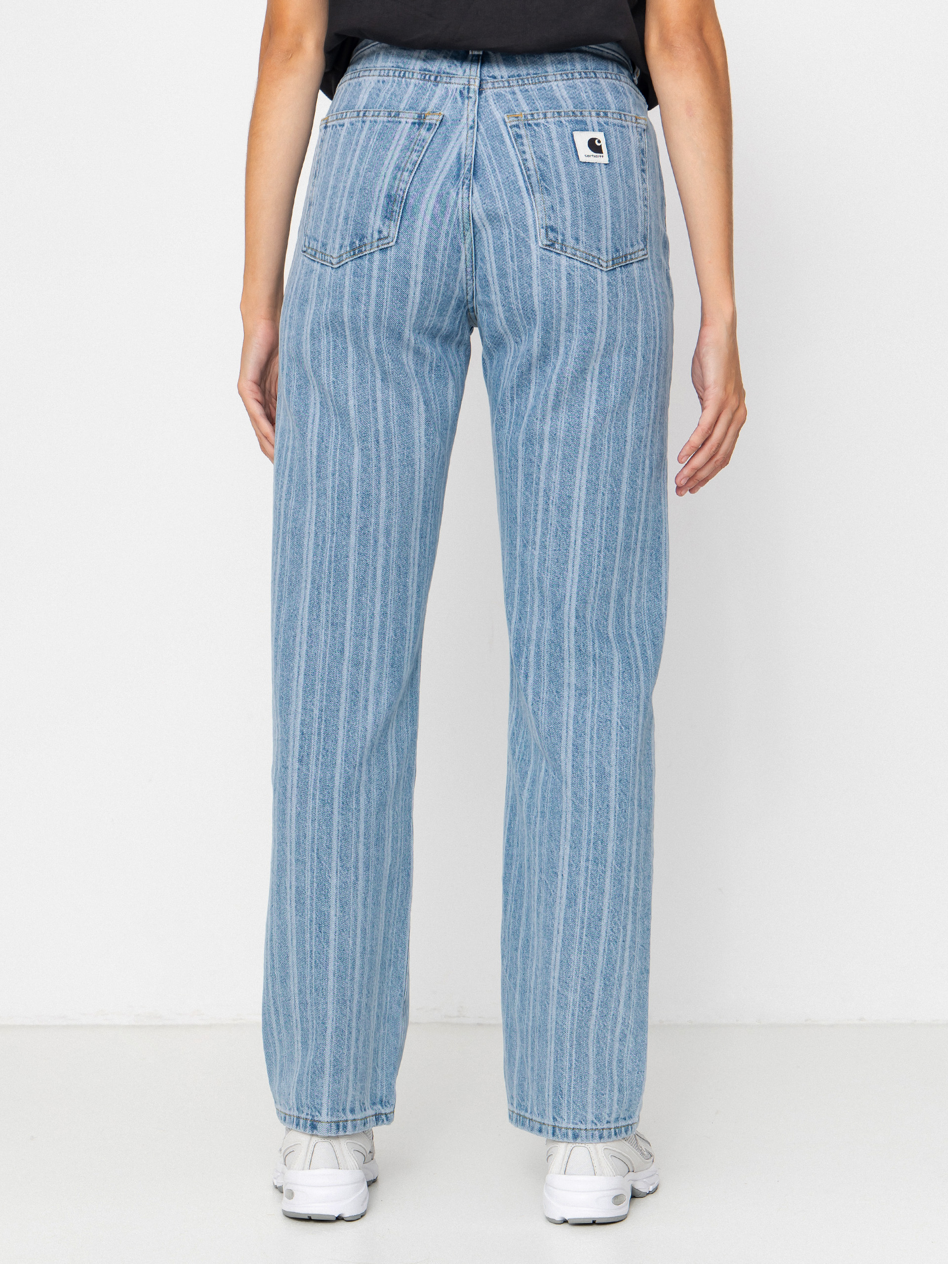 Carhartt WIP Rylan Wmn Hose (rylan stripe/blue/stone bleached)