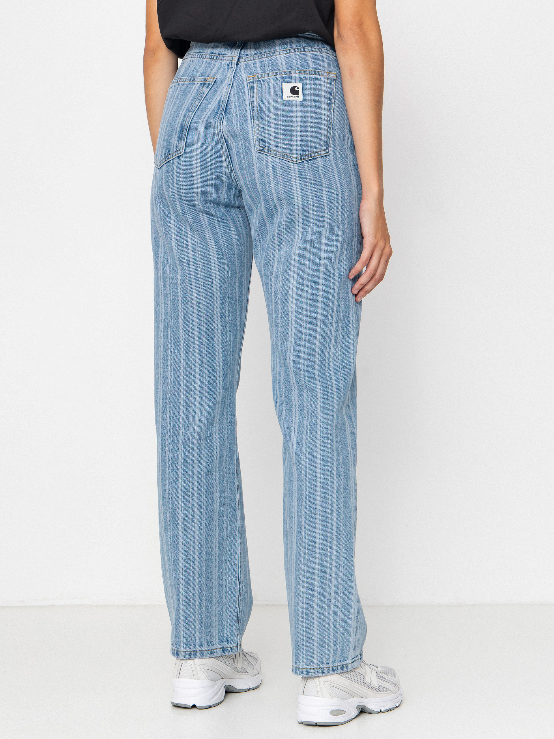 Carhartt WIP Rylan Wmn Pants (rylan stripe/blue/stone bleached)