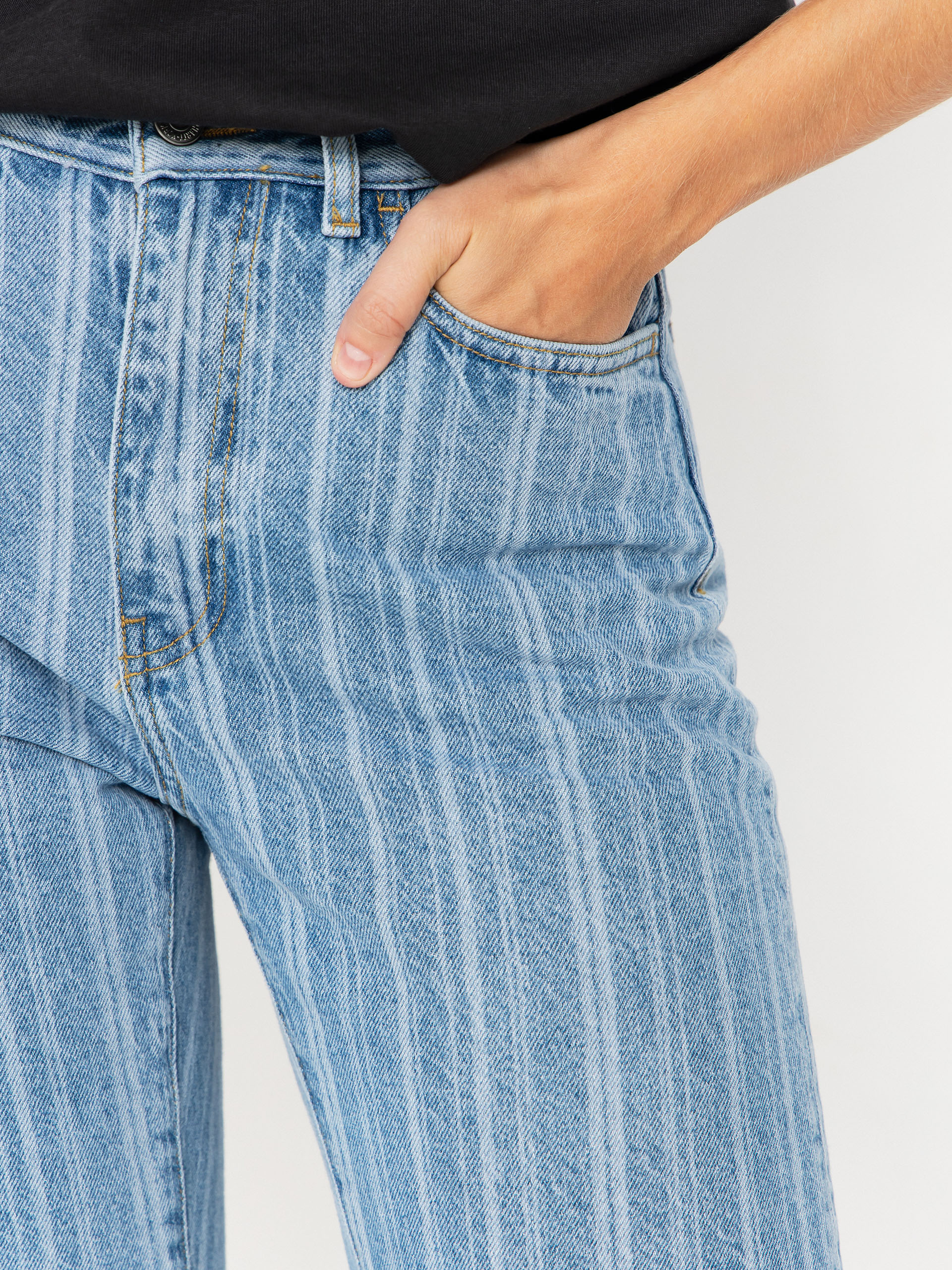 Carhartt WIP Rylan Wmn Pants (rylan stripe/blue/stone bleached)