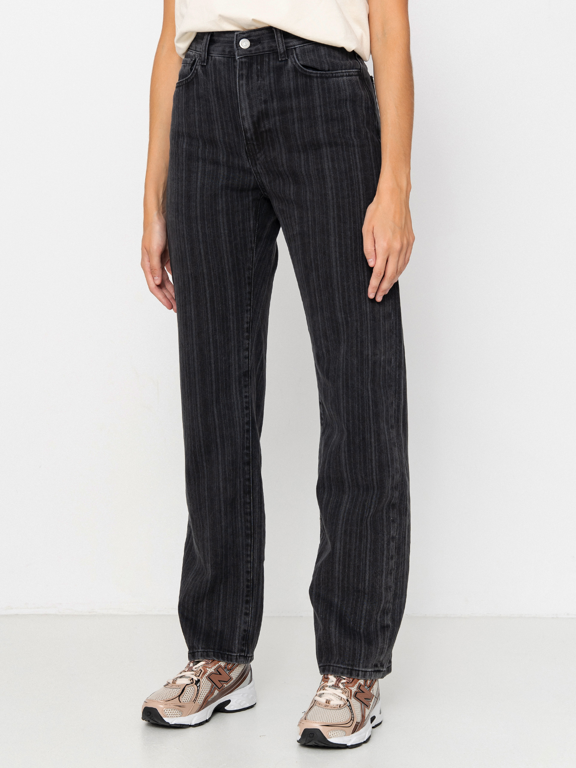 Carhartt WIP Rylan Wmn Hose (rylan stripe/black/stone washed)