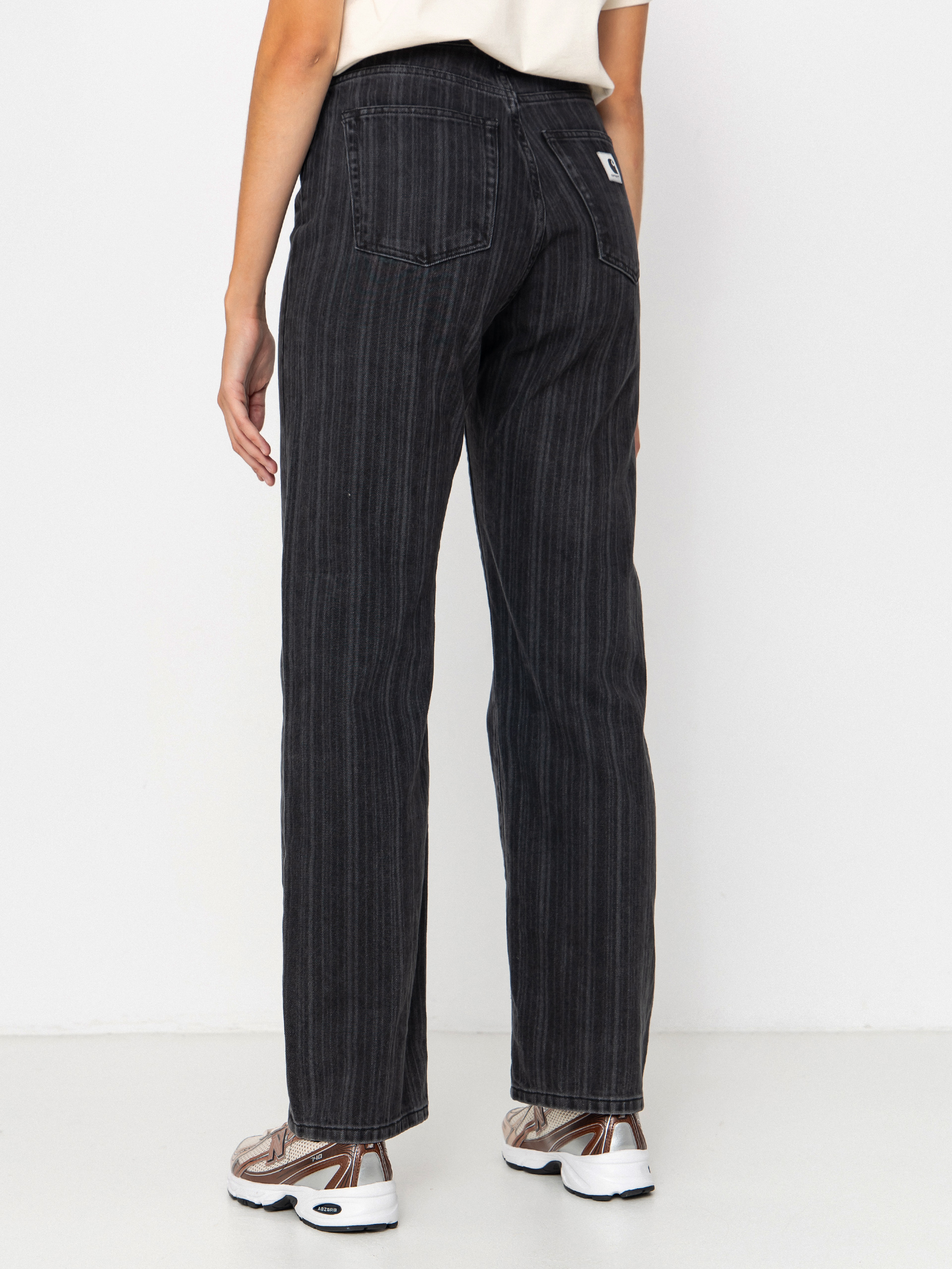 Carhartt WIP Rylan Wmn Hose (rylan stripe/black/stone washed)