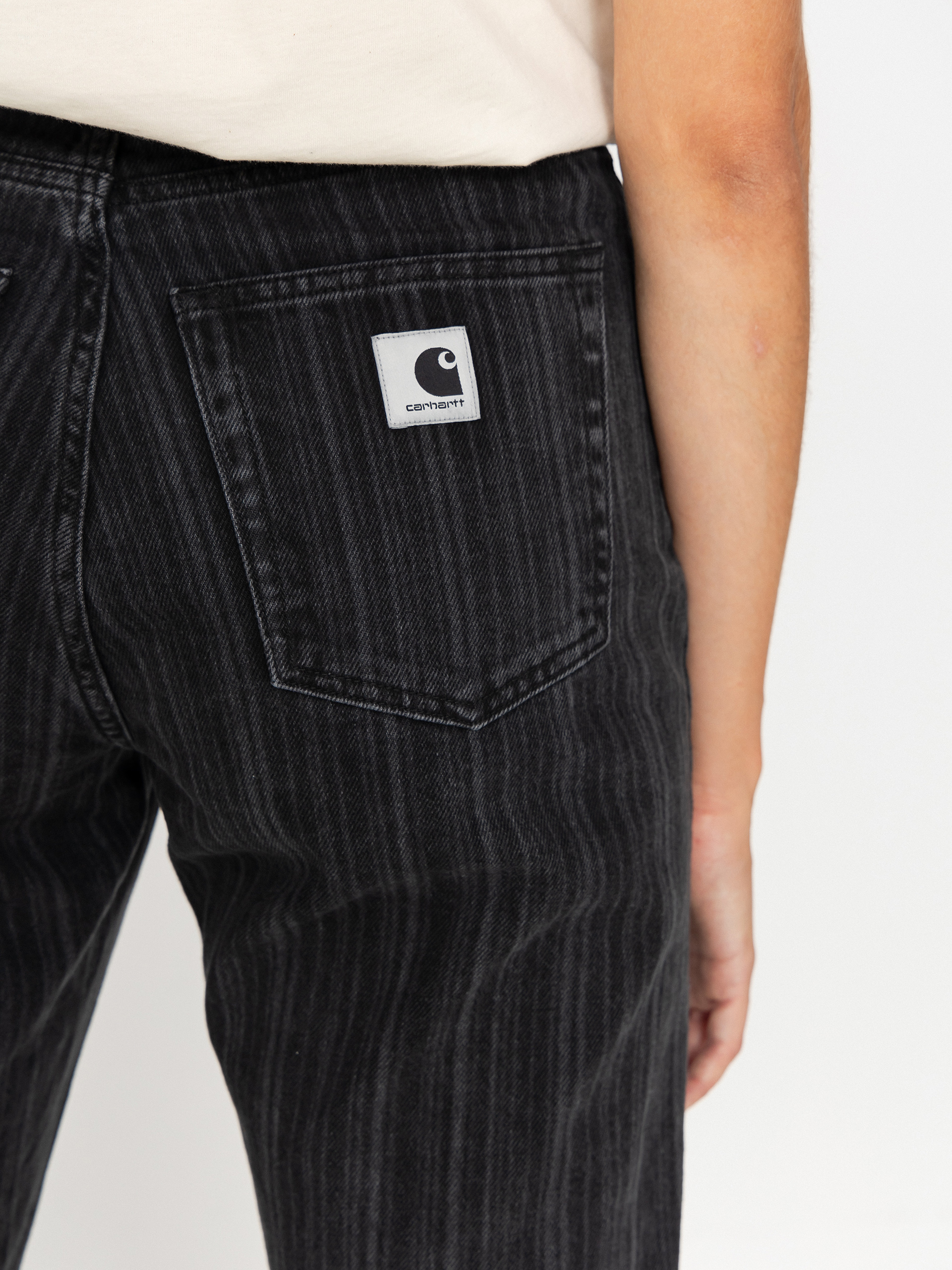 Carhartt WIP Rylan Wmn Hose (rylan stripe/black/stone washed)