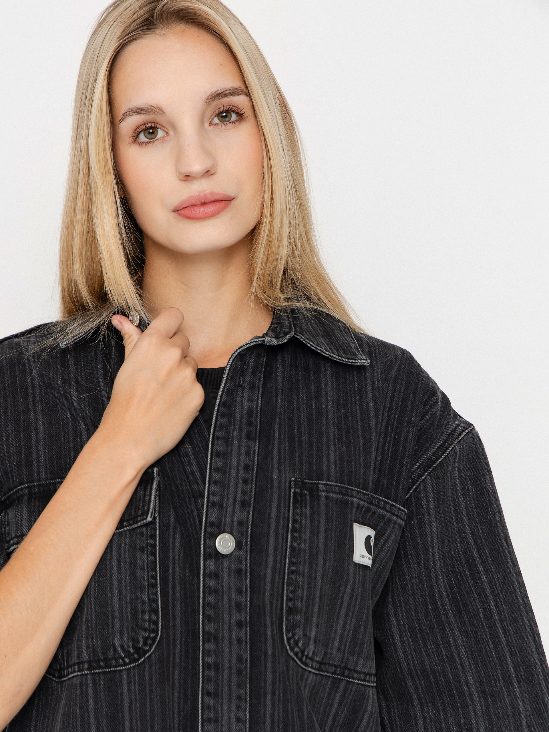 Carhartt WIP Rylan Dress Wmn Dress (rylan stripe/black/stone washed)