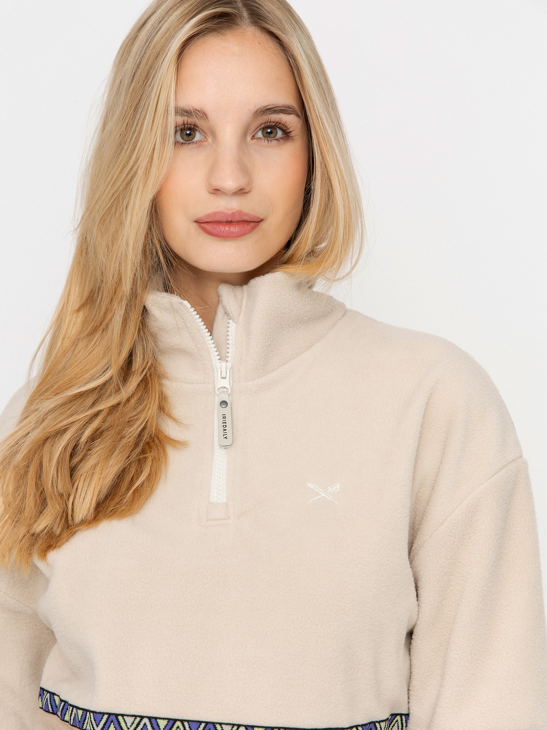 Womens Iriedaily Holina Fleece  (khaki)