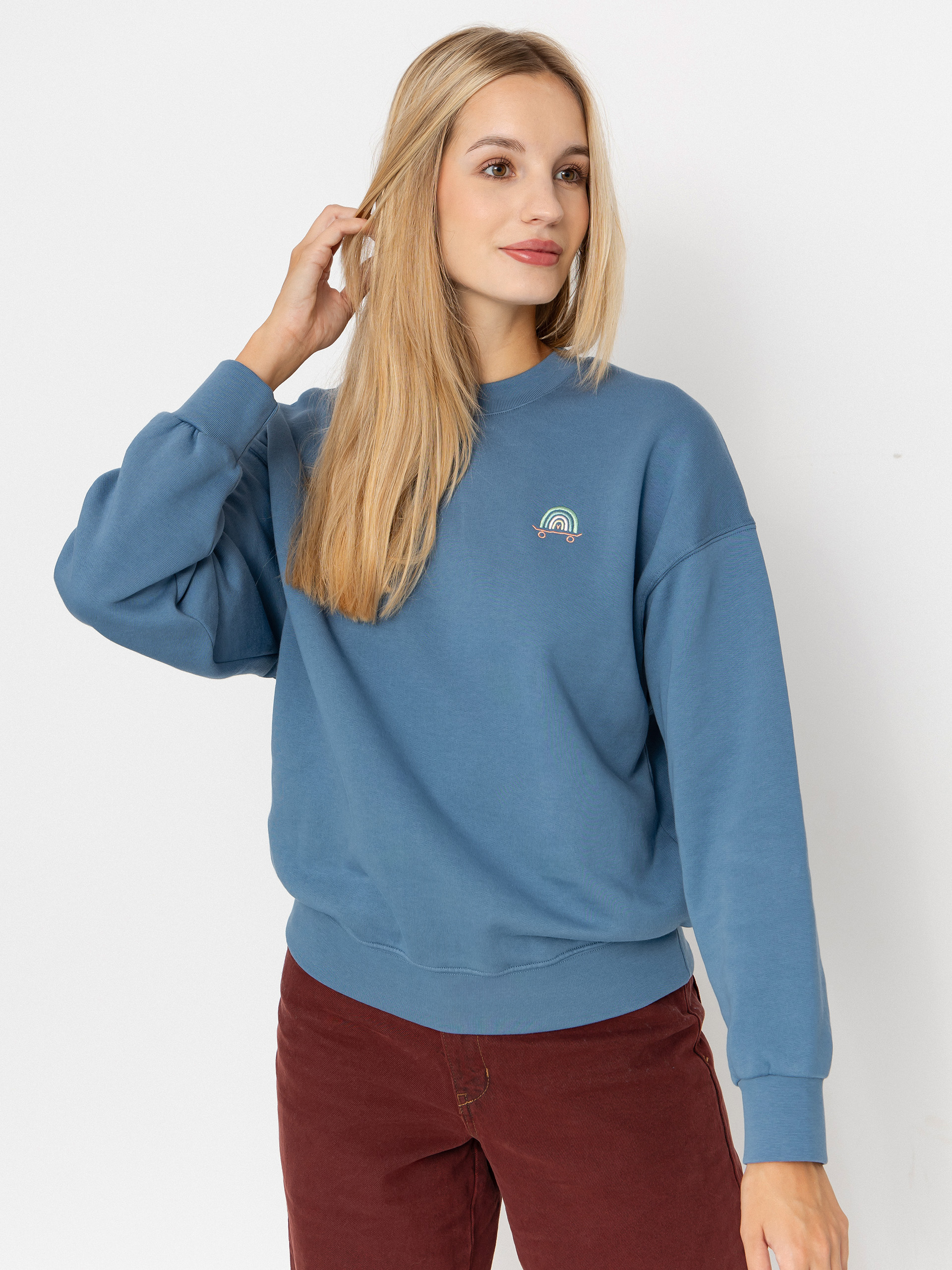 Iriedaily Sweatshirt Skate Heart Wmn (greyblue)