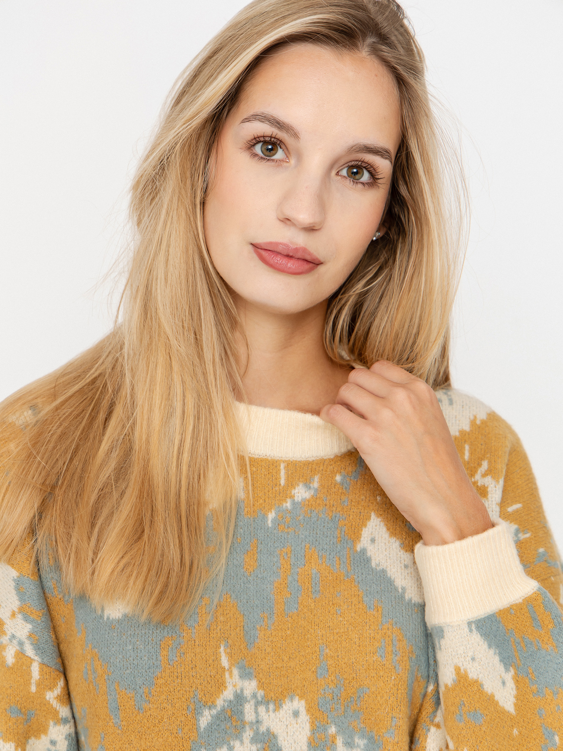 Iriedaily Boxy Fluff Pulli Wmn (khaki grey)