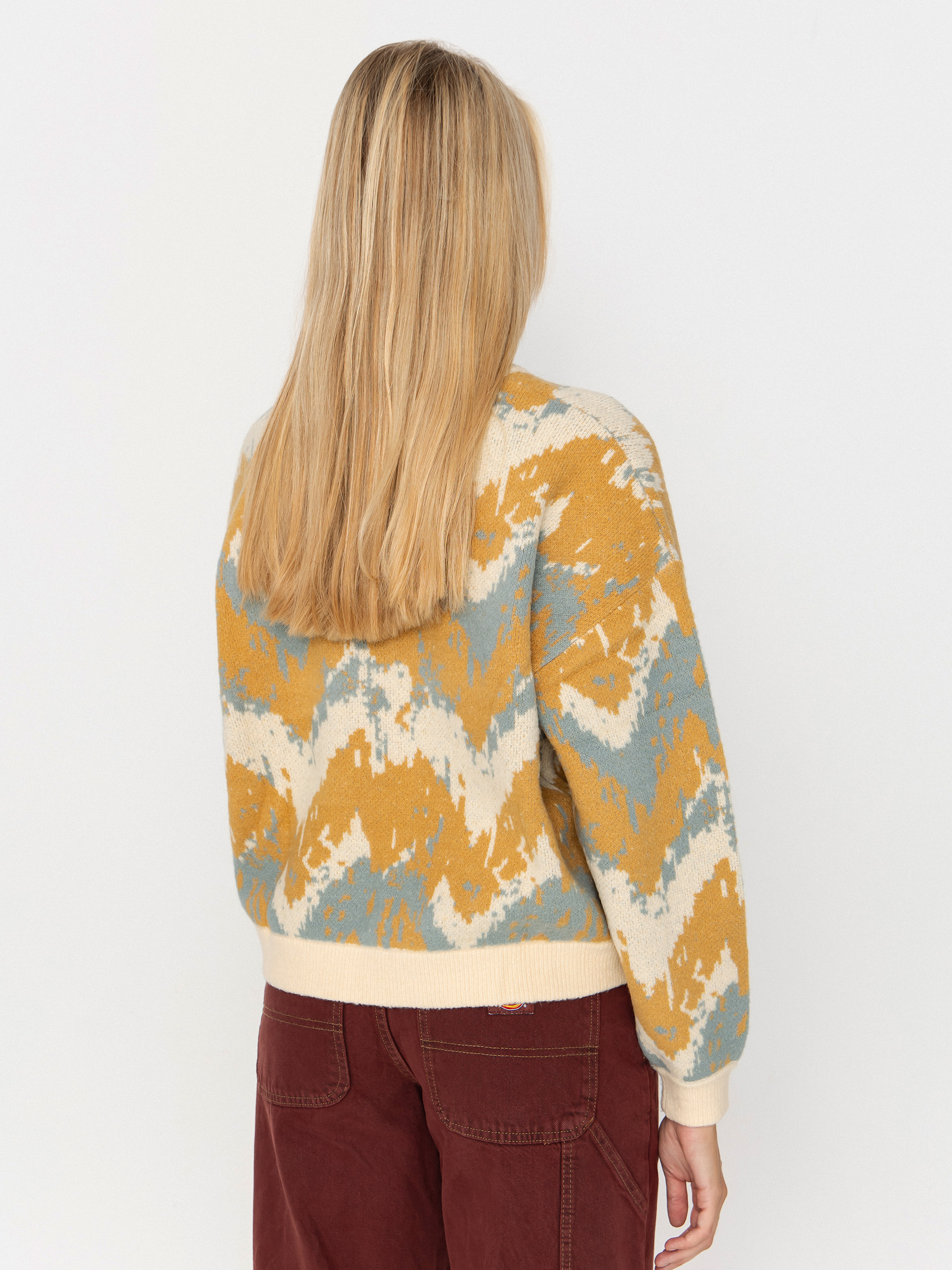 Iriedaily Boxy Fluff Sweater Wmn (khaki grey)
