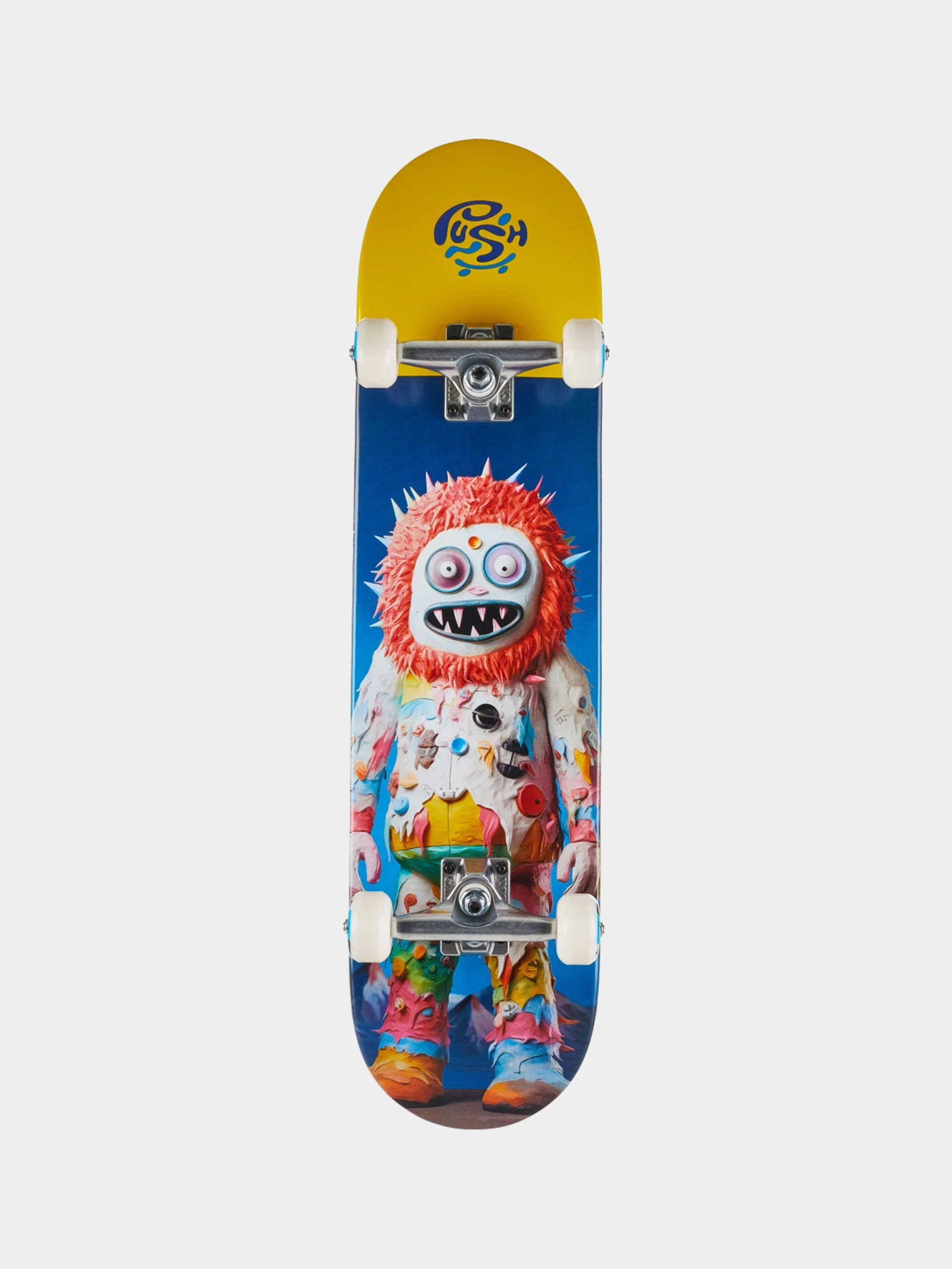 Push Skateboard Frosty Portrait (yellow)