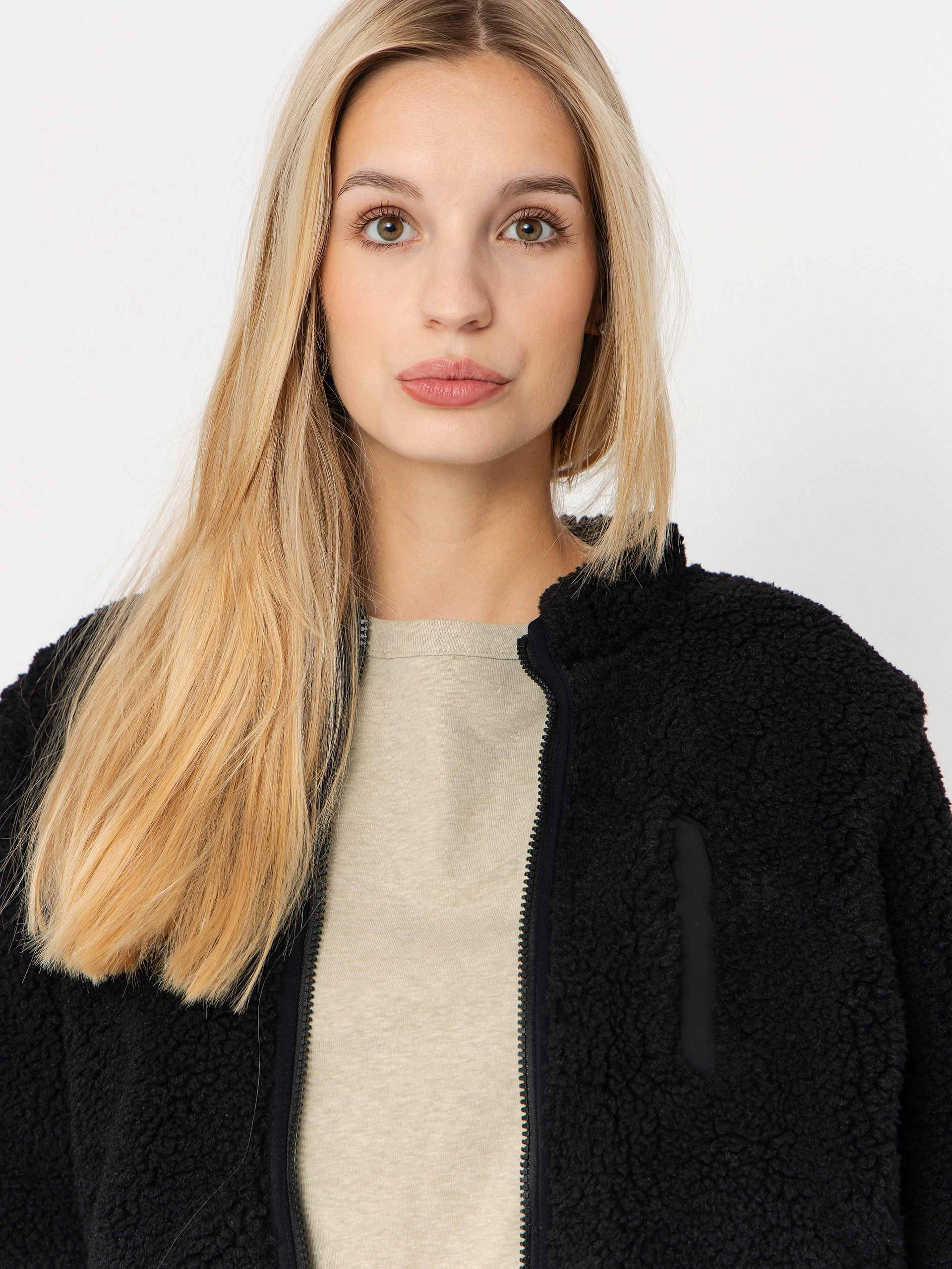 Volcom Sweatshirt Wuzer Fuzzar Wmn (black)