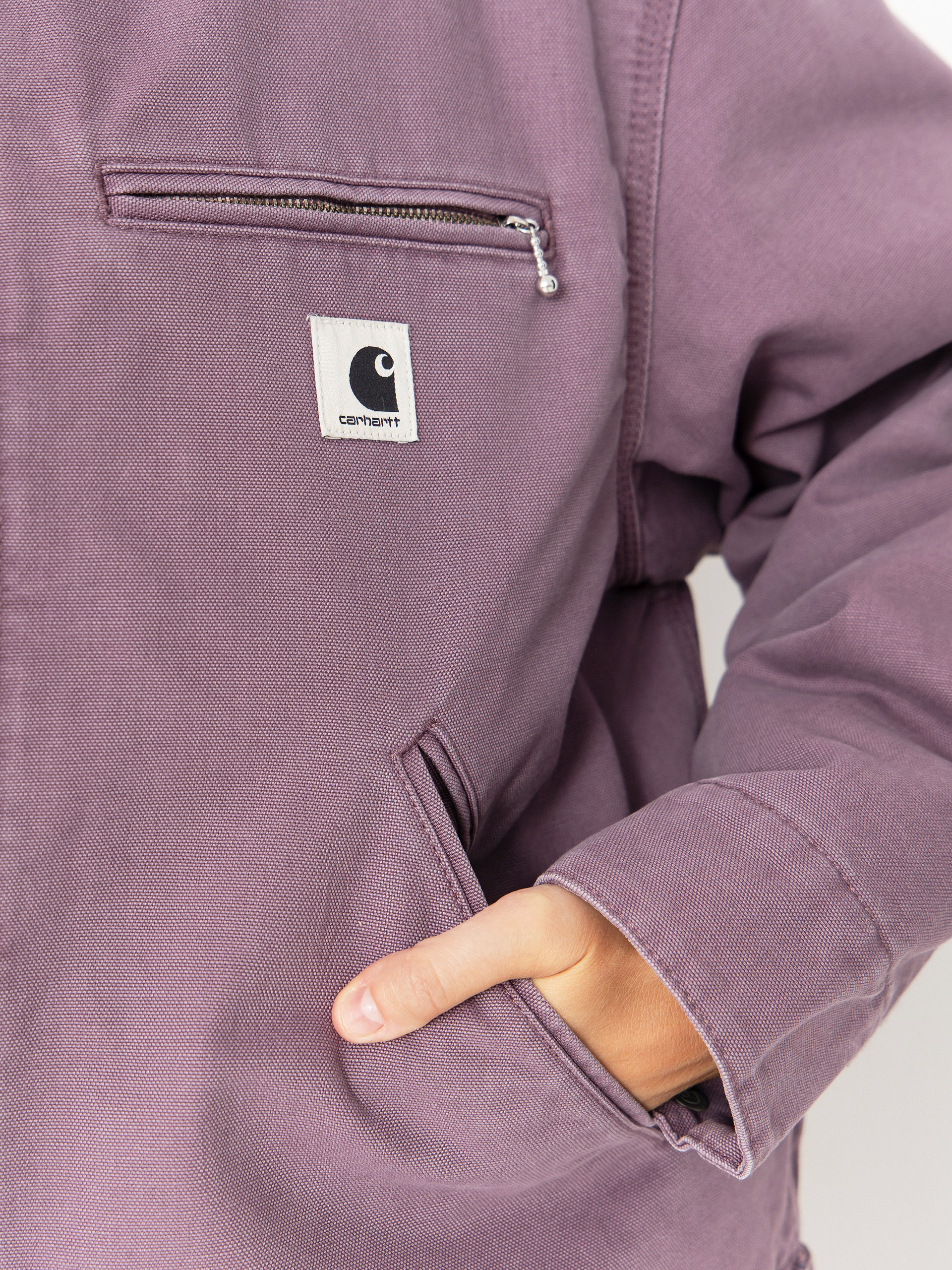 Carhartt WIP Jacket OG Detroit Wmn (phlox/black/stone canvas)