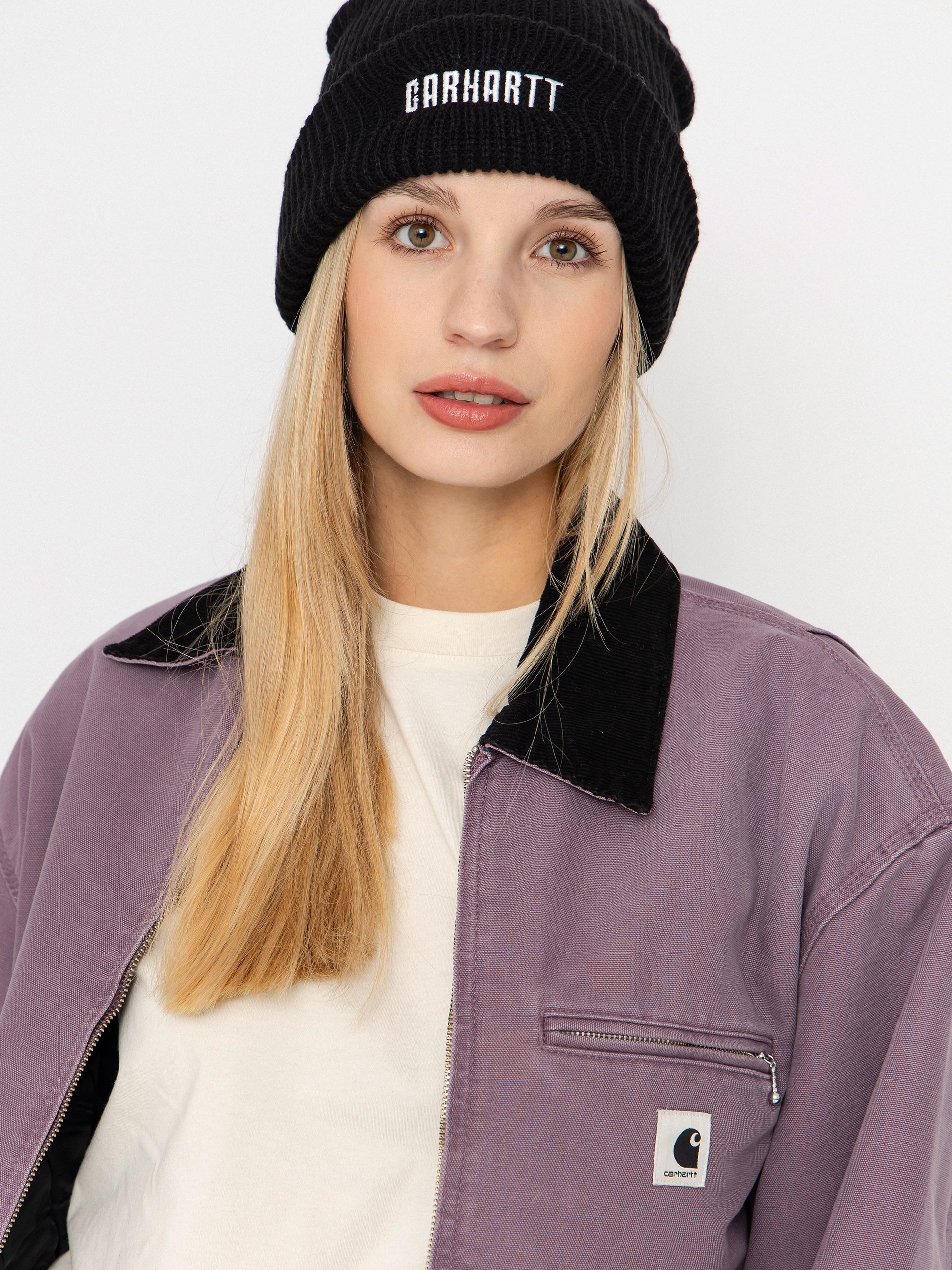 Carhartt WIP Jacket OG Detroit Wmn (phlox/black/stone canvas)