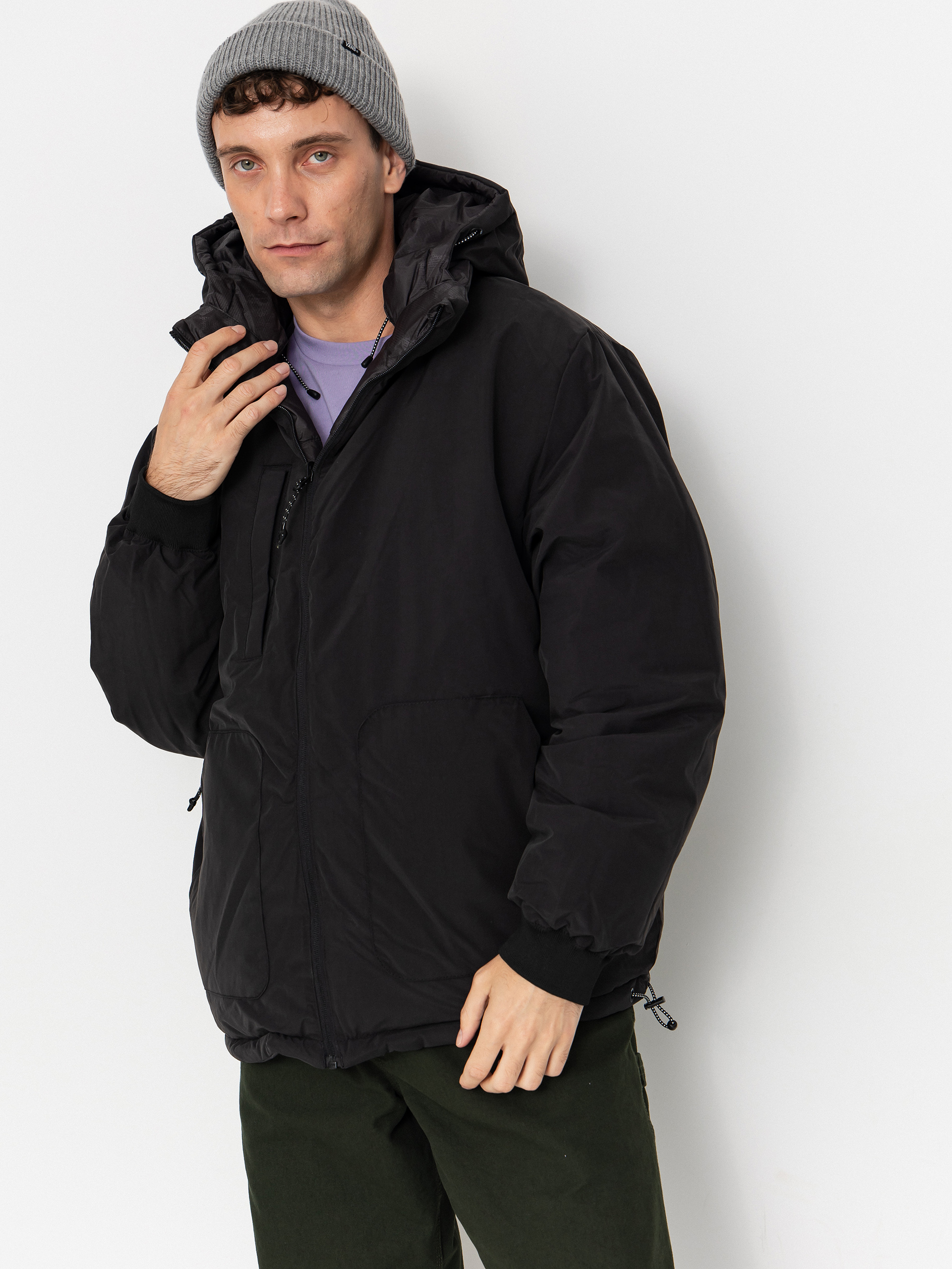 Vans Mte Bridgewood Reversible Puffer Jacket (black)