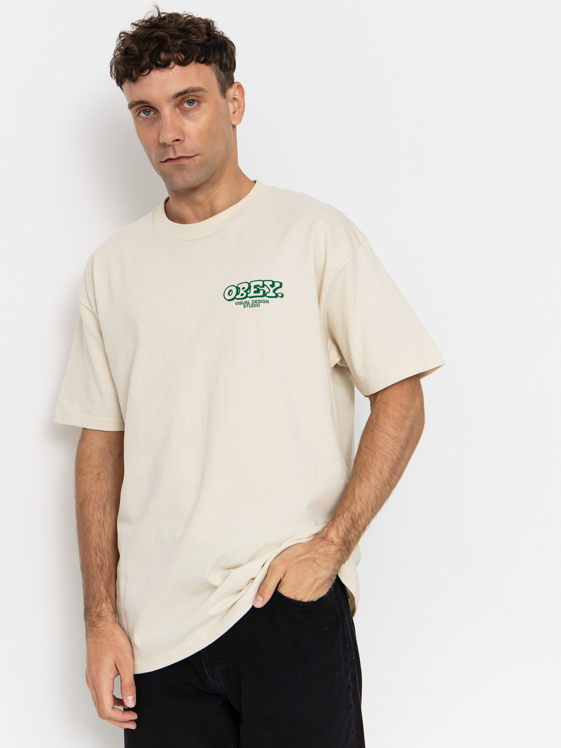 OBEY Obey Knowledge & Growth T-Shirt (cream)