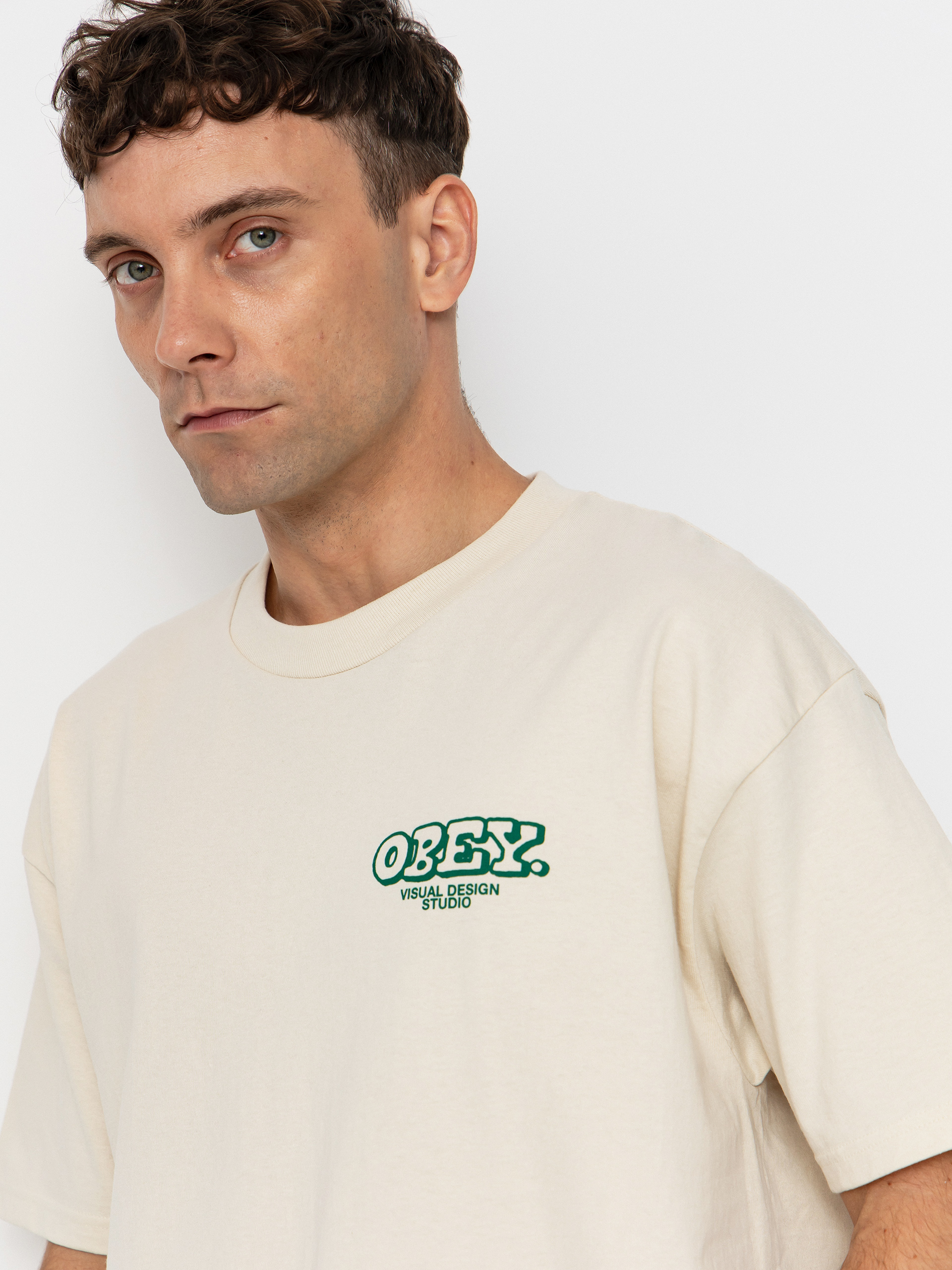 OBEY Obey Knowledge & Growth T-Shirt (cream)