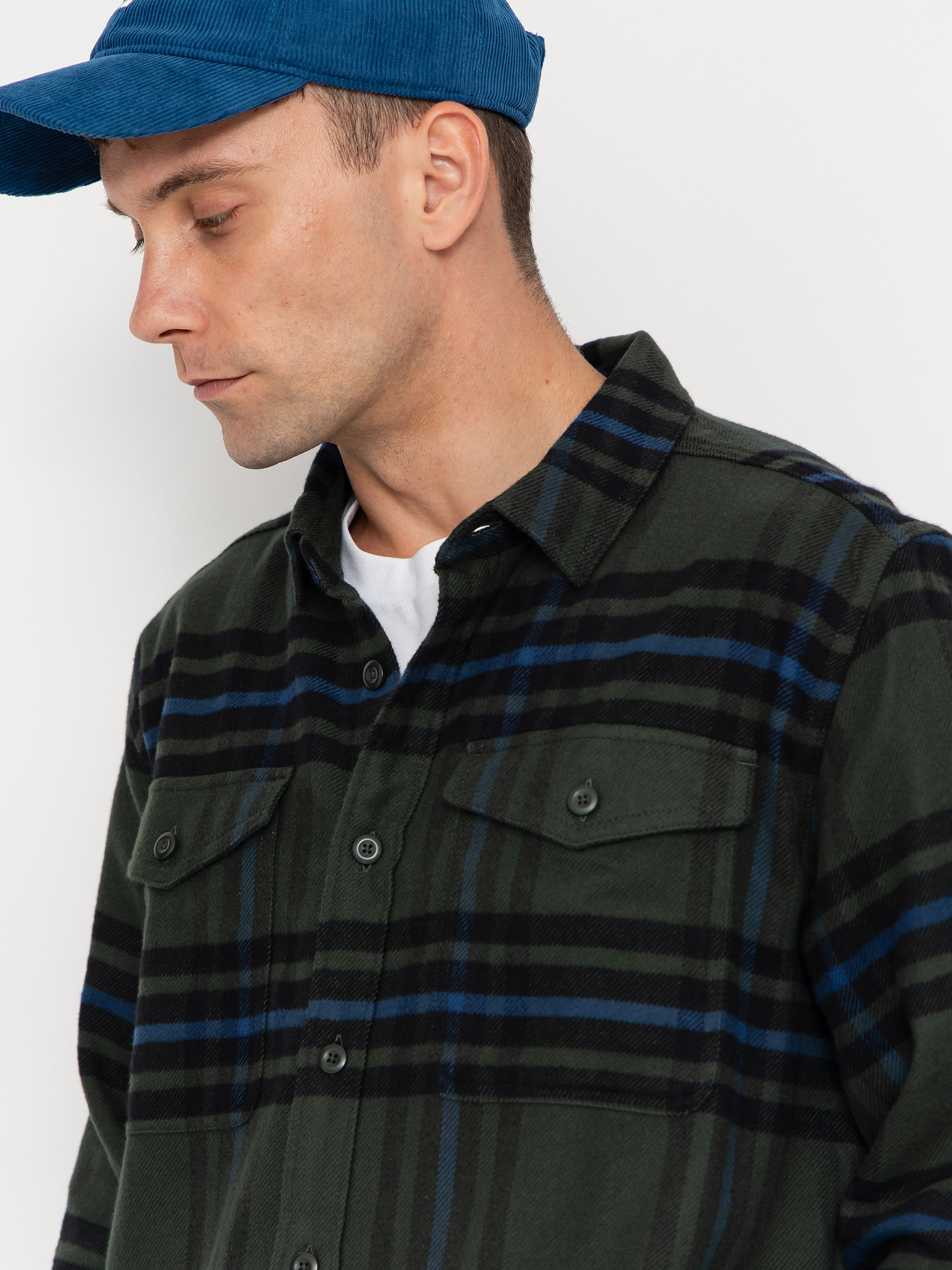 Patagonia Shirt Fjord Flannel - green, multicolor (catch old