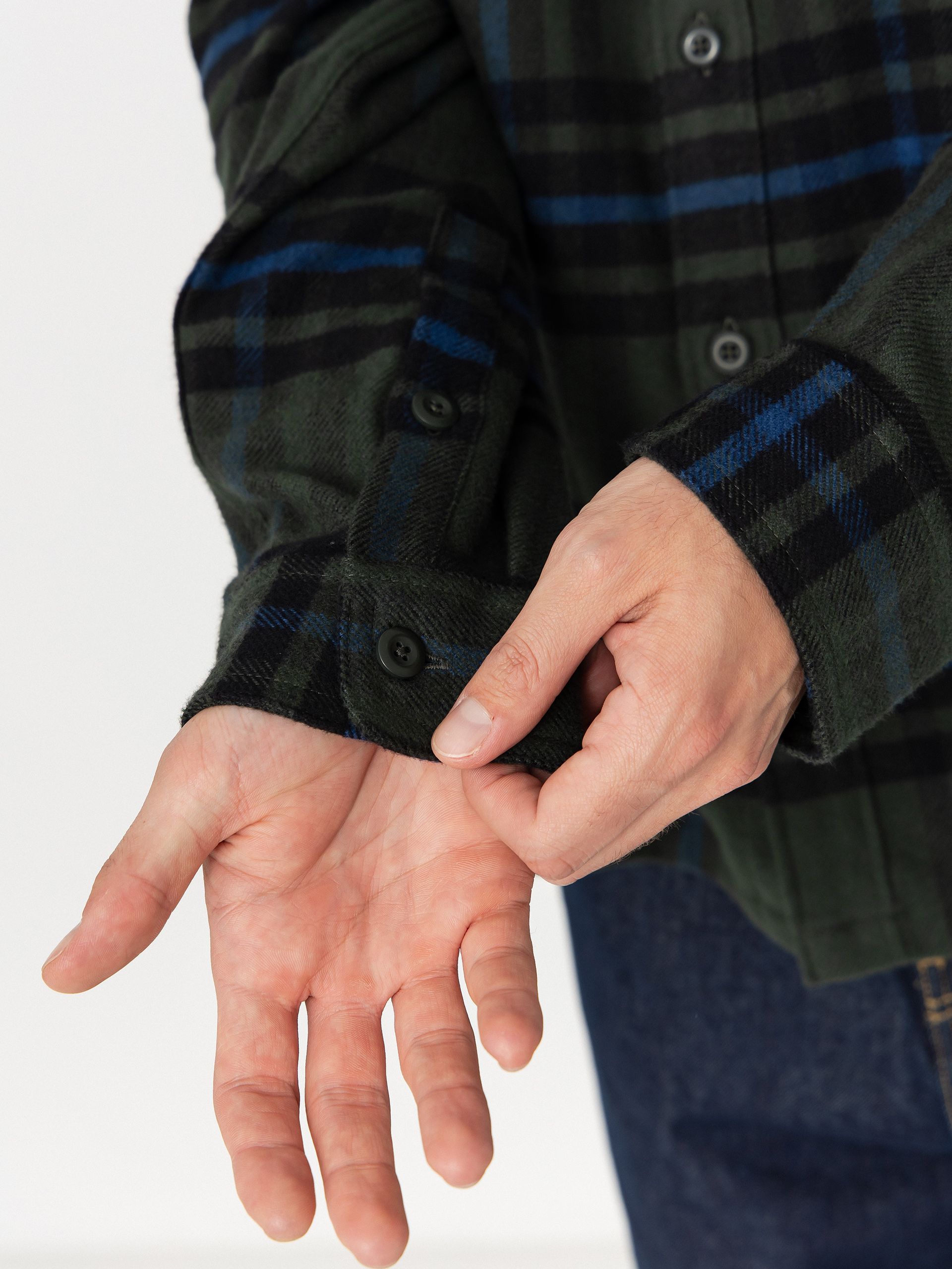 Patagonia Shirt Fjord Flannel (catch old growth green)