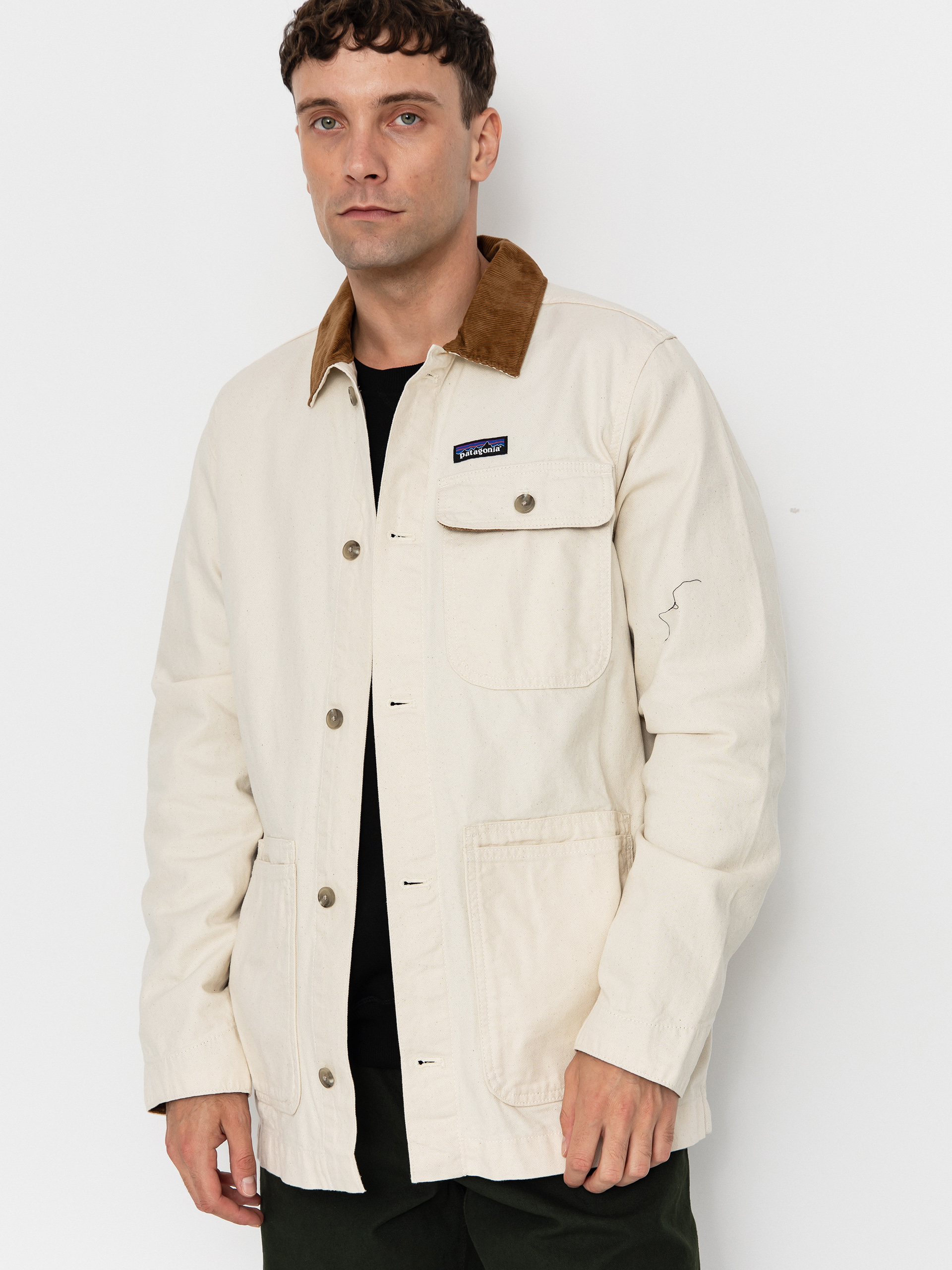 Patagonia Jacket Point Reyes Canvas - white (undyed natural)