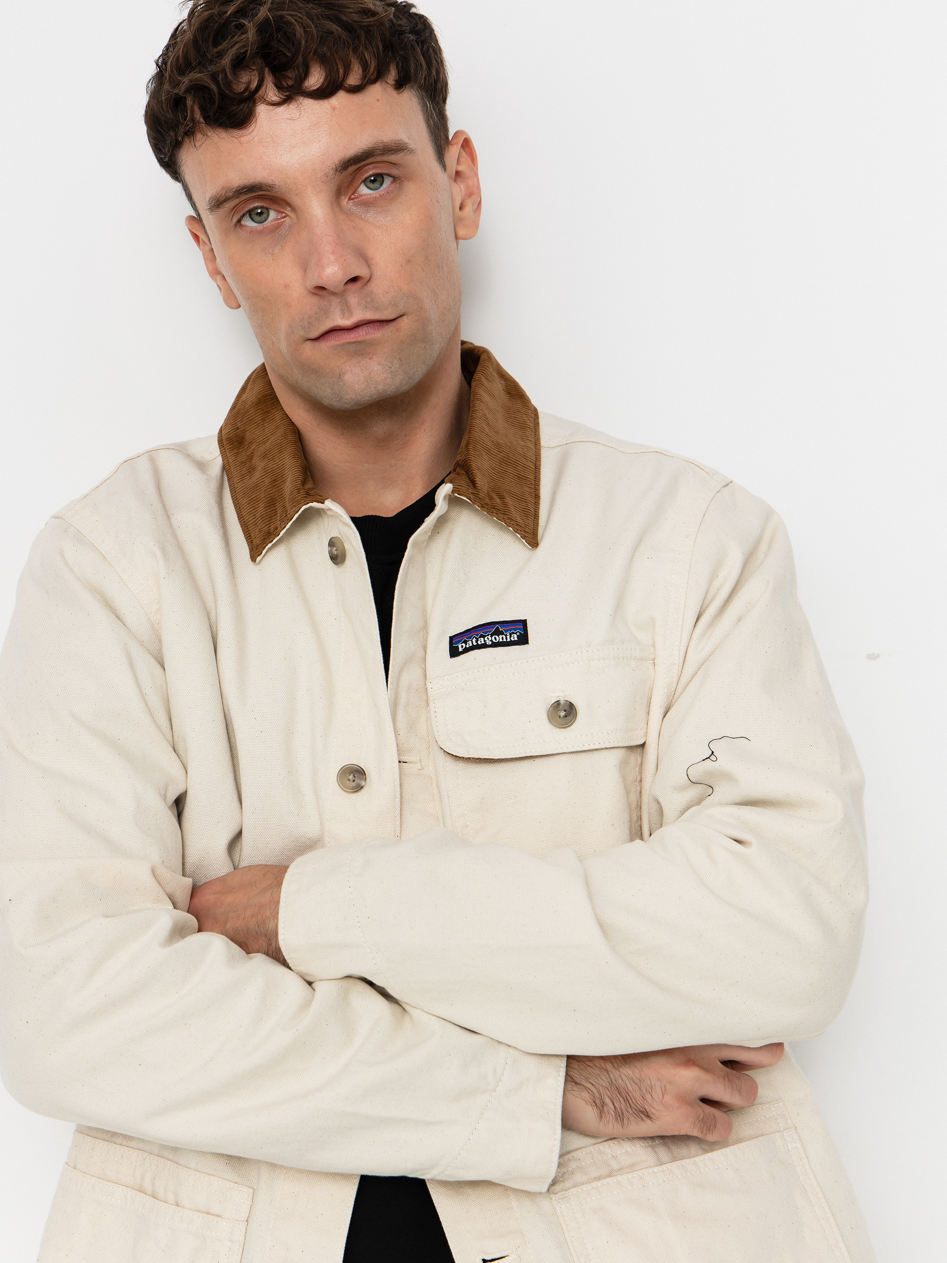 Patagonia Jacket Point Reyes Canvas - white (undyed natural)
