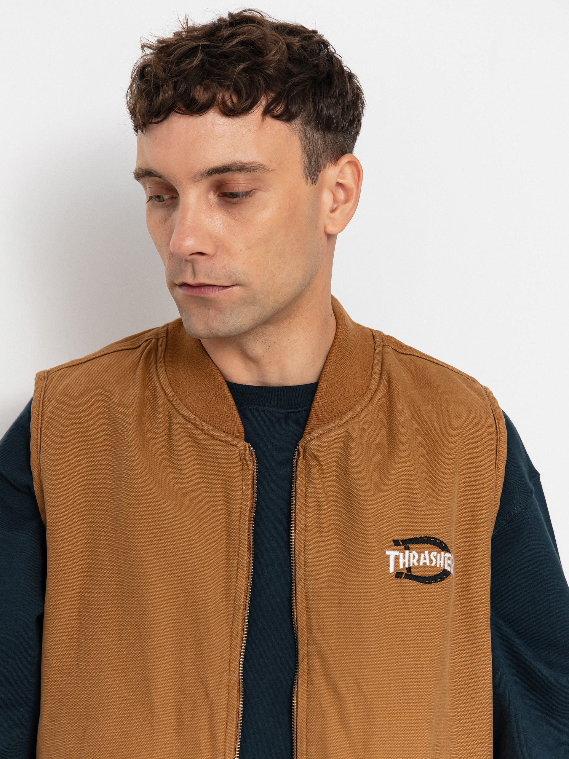 Dickies x Thrasher Vest Weste (brown duck)