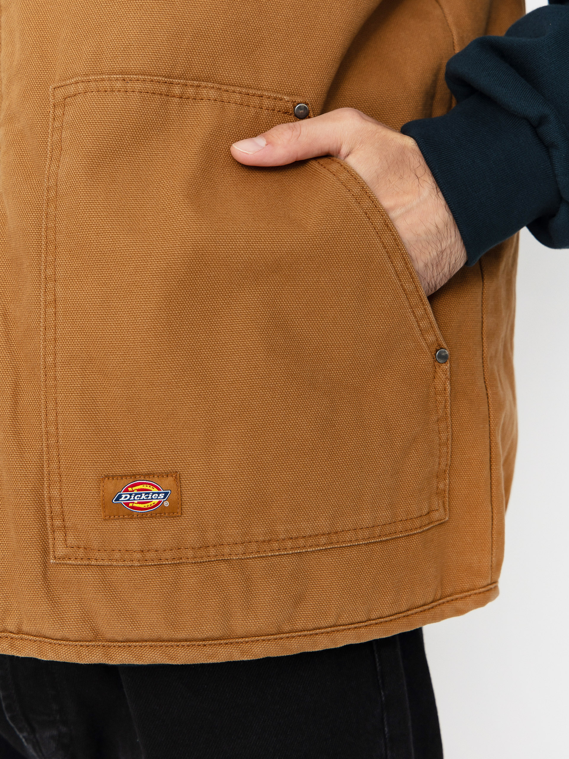 Dickies x Thrasher Vest Weste (brown duck)