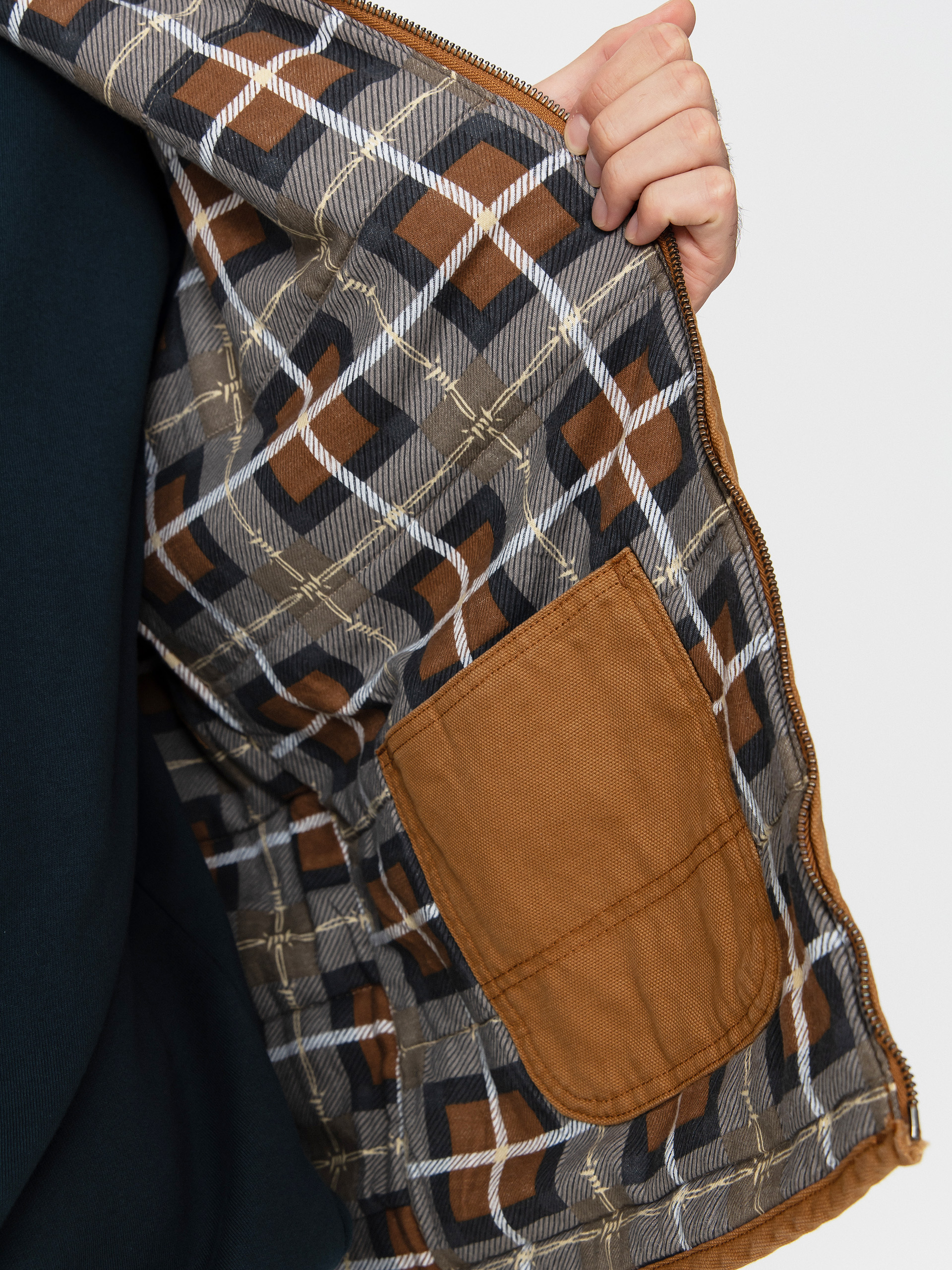 Dickies x Thrasher Vest Weste (brown duck)