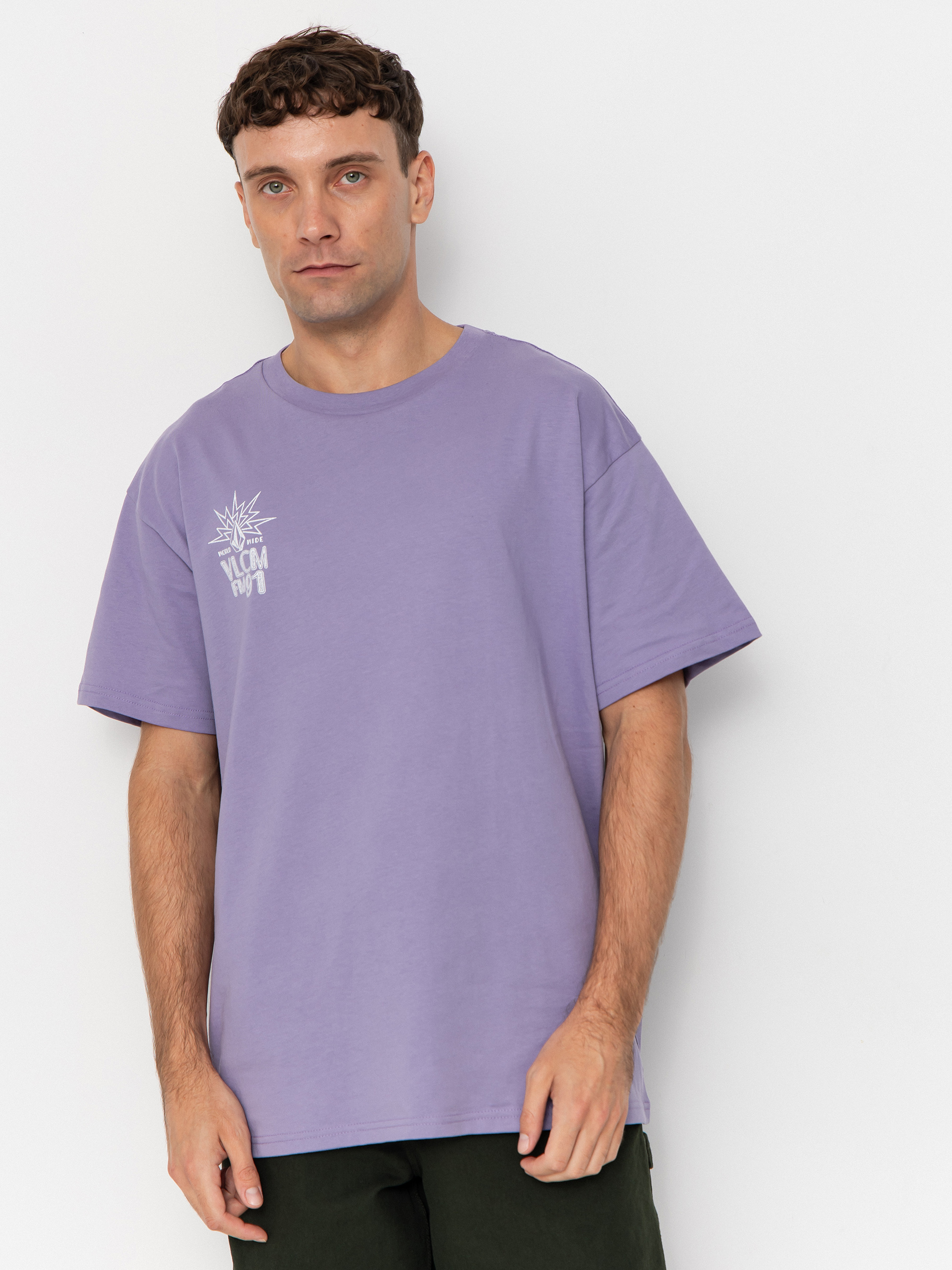 Volcom T-Shirt Tune In (purple ash)