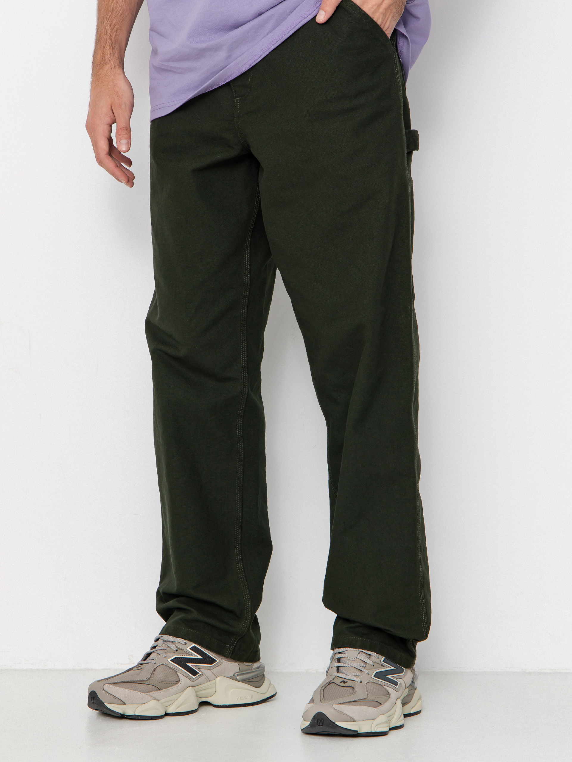 Carhartt WIP Single Knee Hose (olive/rinsed)