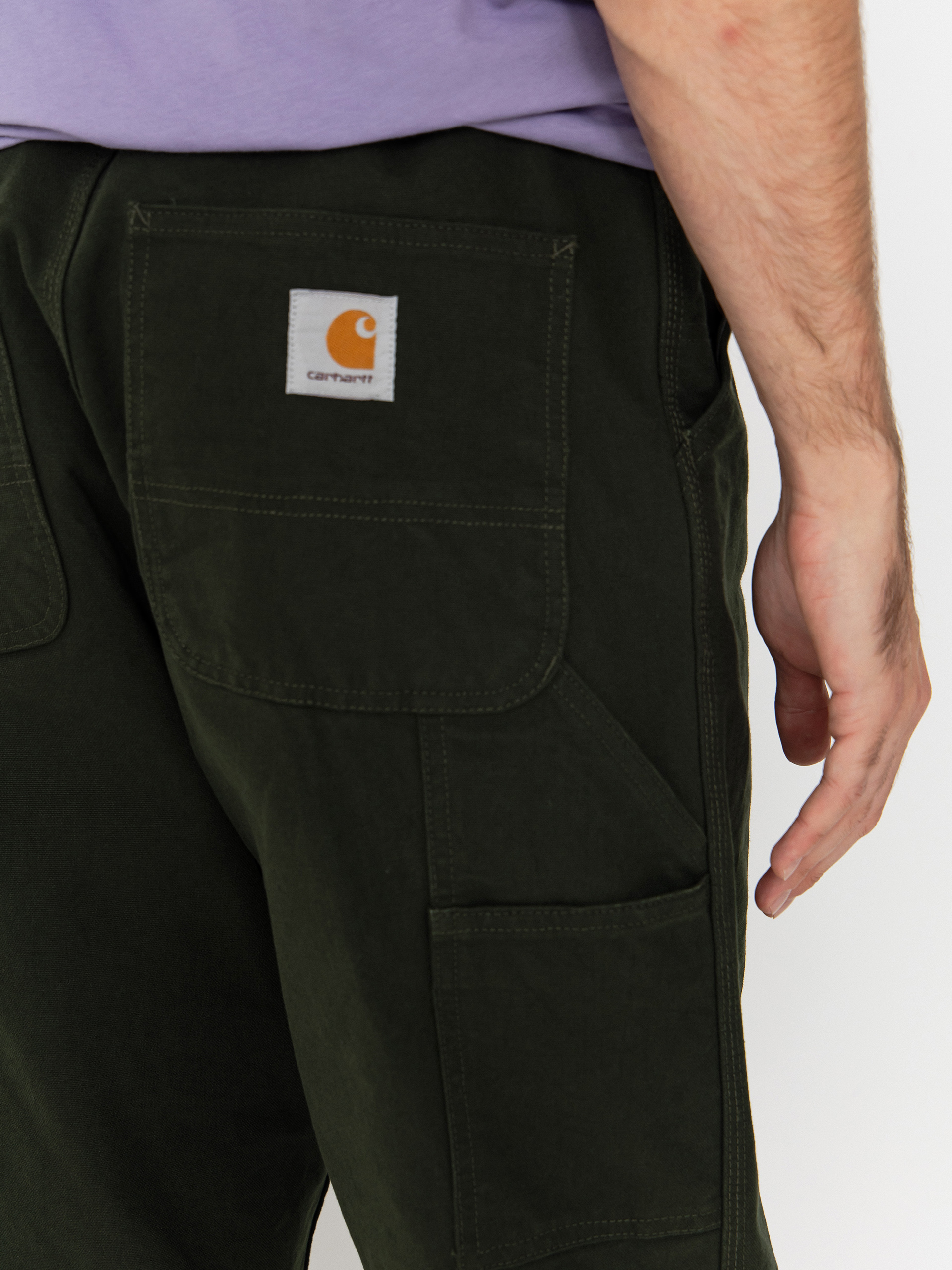 Carhartt WIP Single Knee Hose (olive/rinsed)