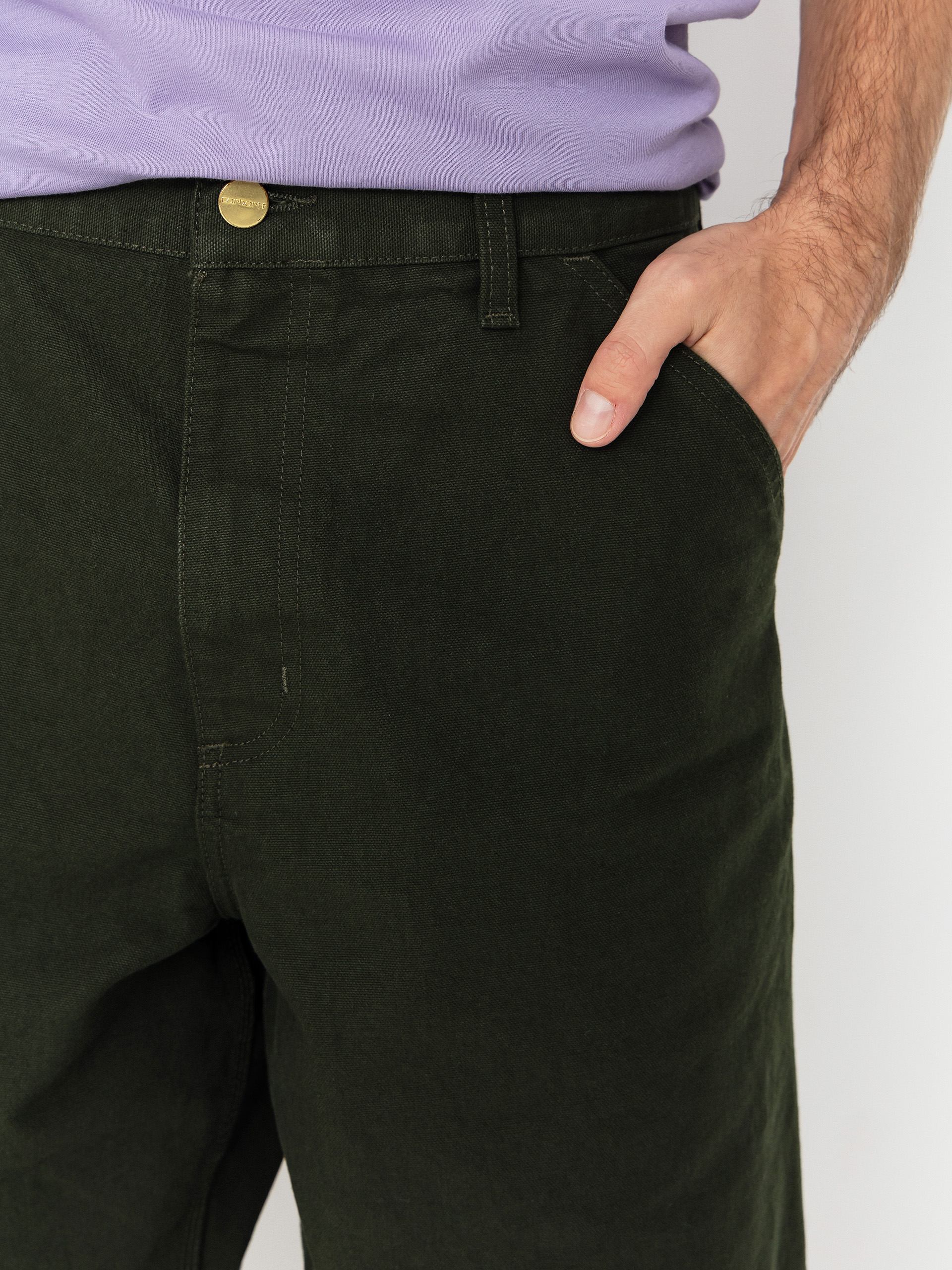 Carhartt WIP Single Knee Hose (olive/rinsed)