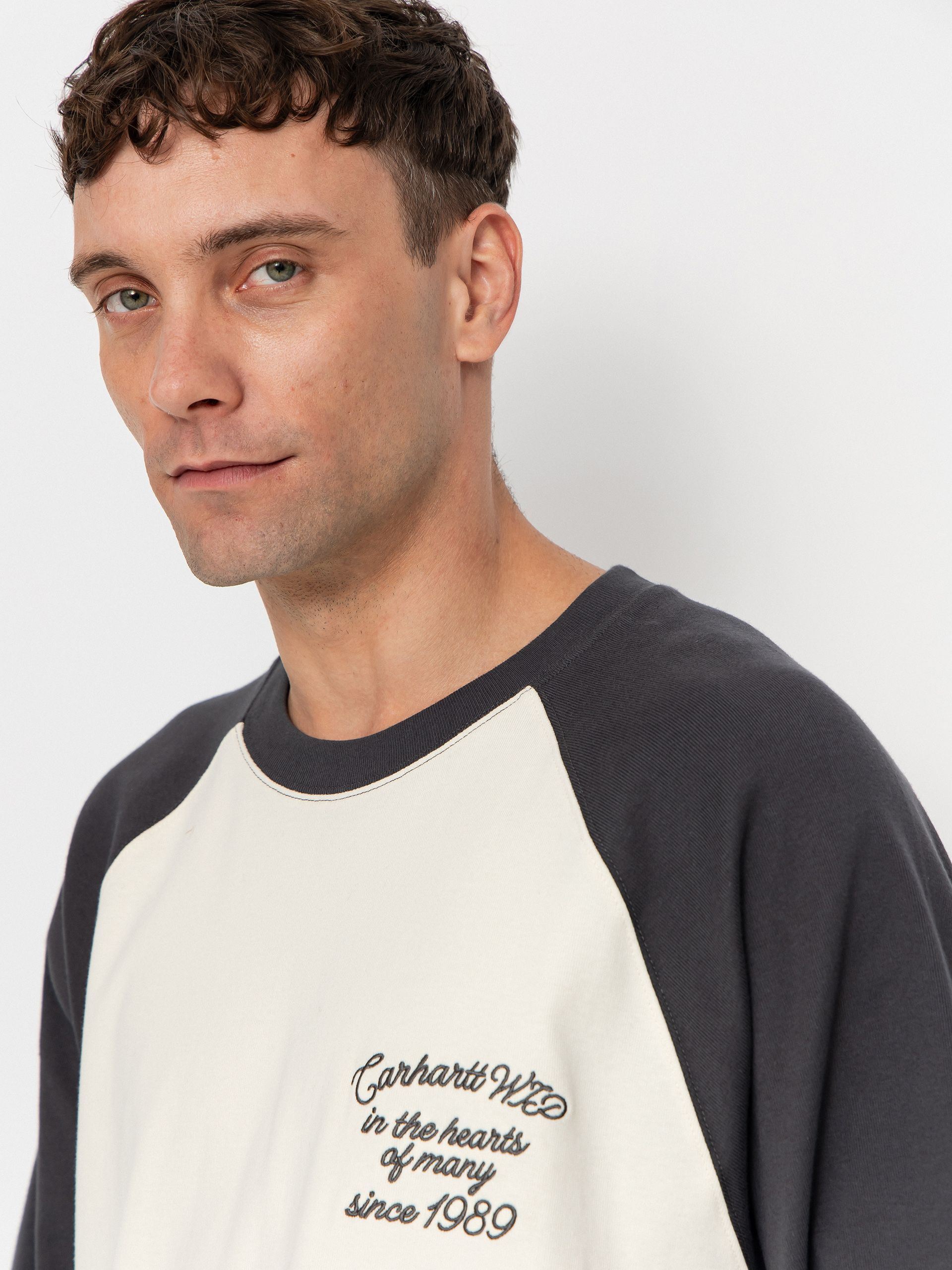 Carhartt WIP Longsleeve Alston (wax/graphite)