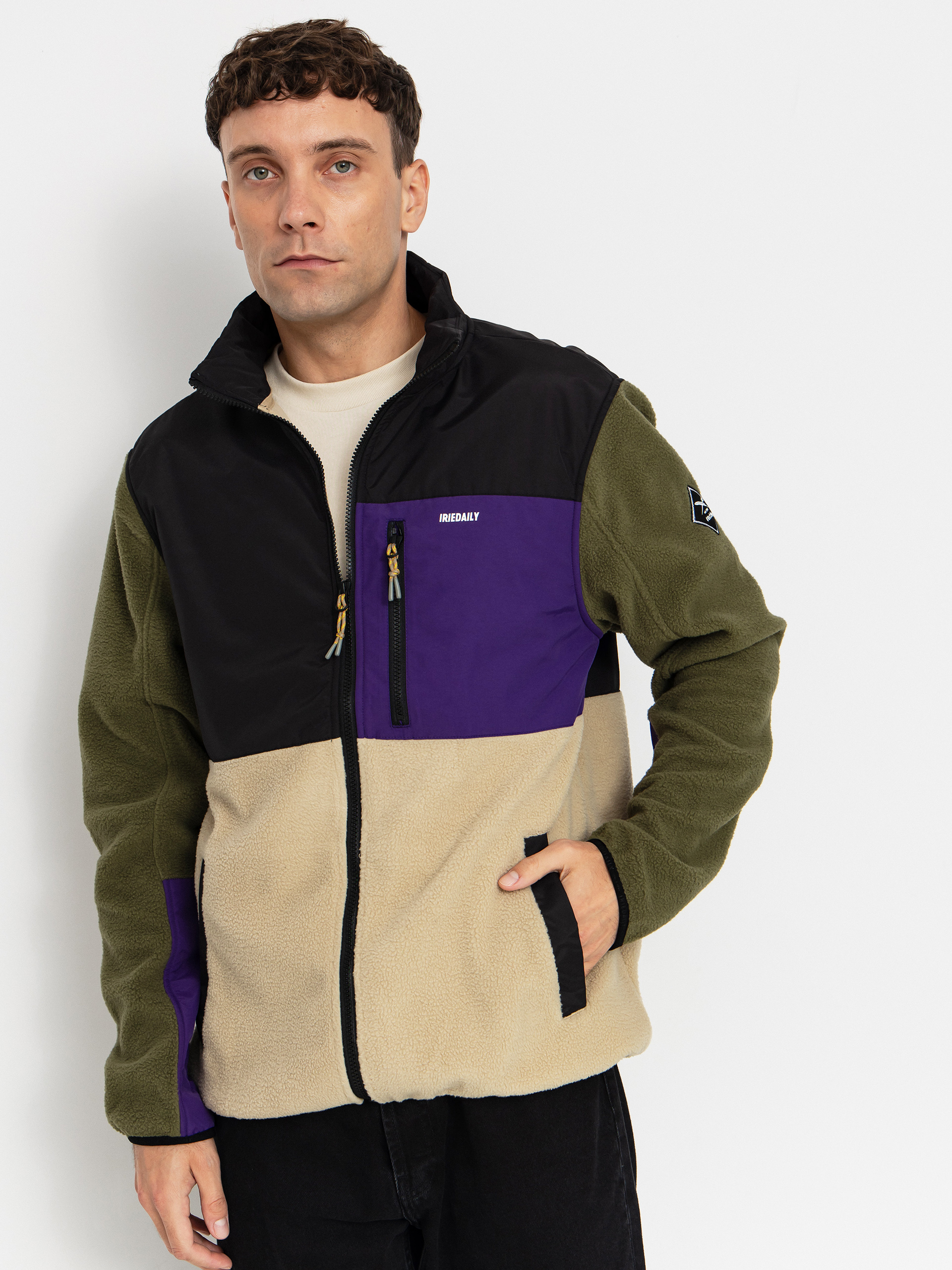 irie Iriedaily Jacket Auf Deck Fleece - violet (deep purple)