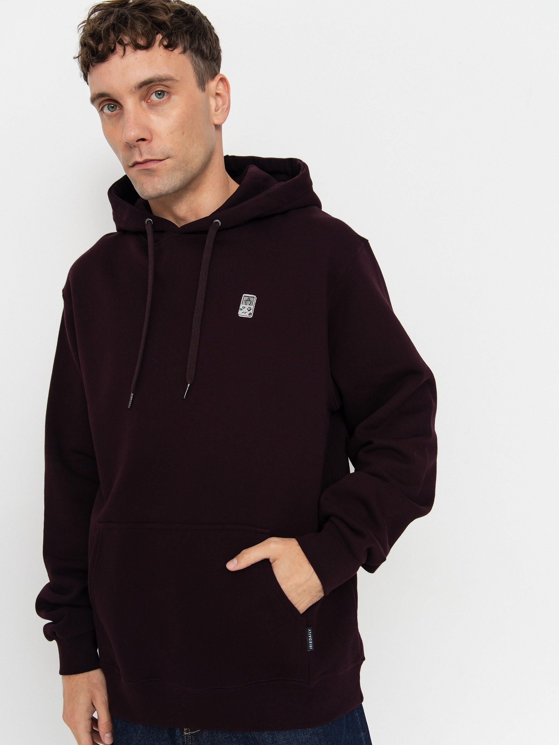 Iriedaily Hoodie Play Different HD (aubergine)