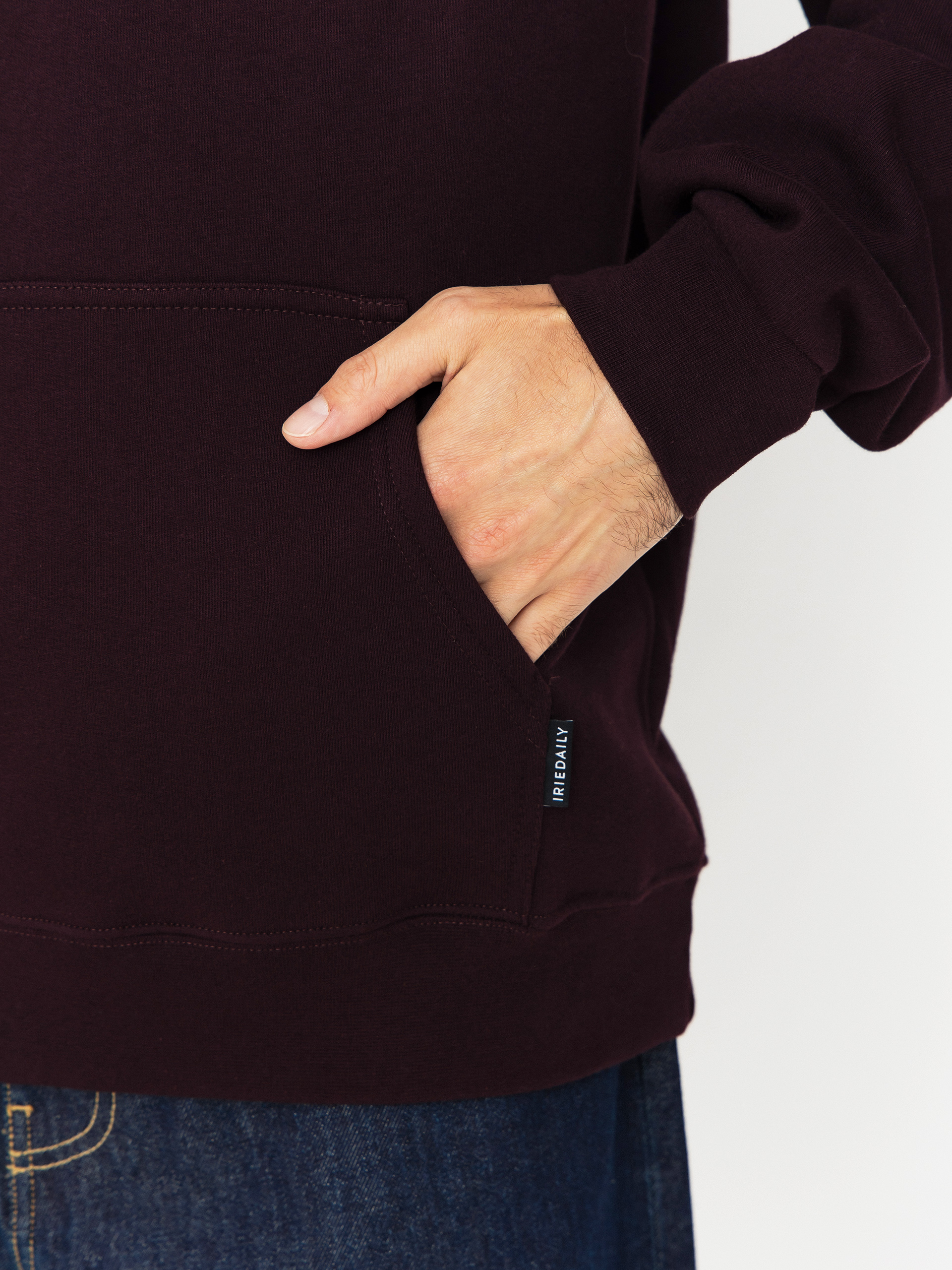 Iriedaily Hoodie Play Different HD (aubergine)