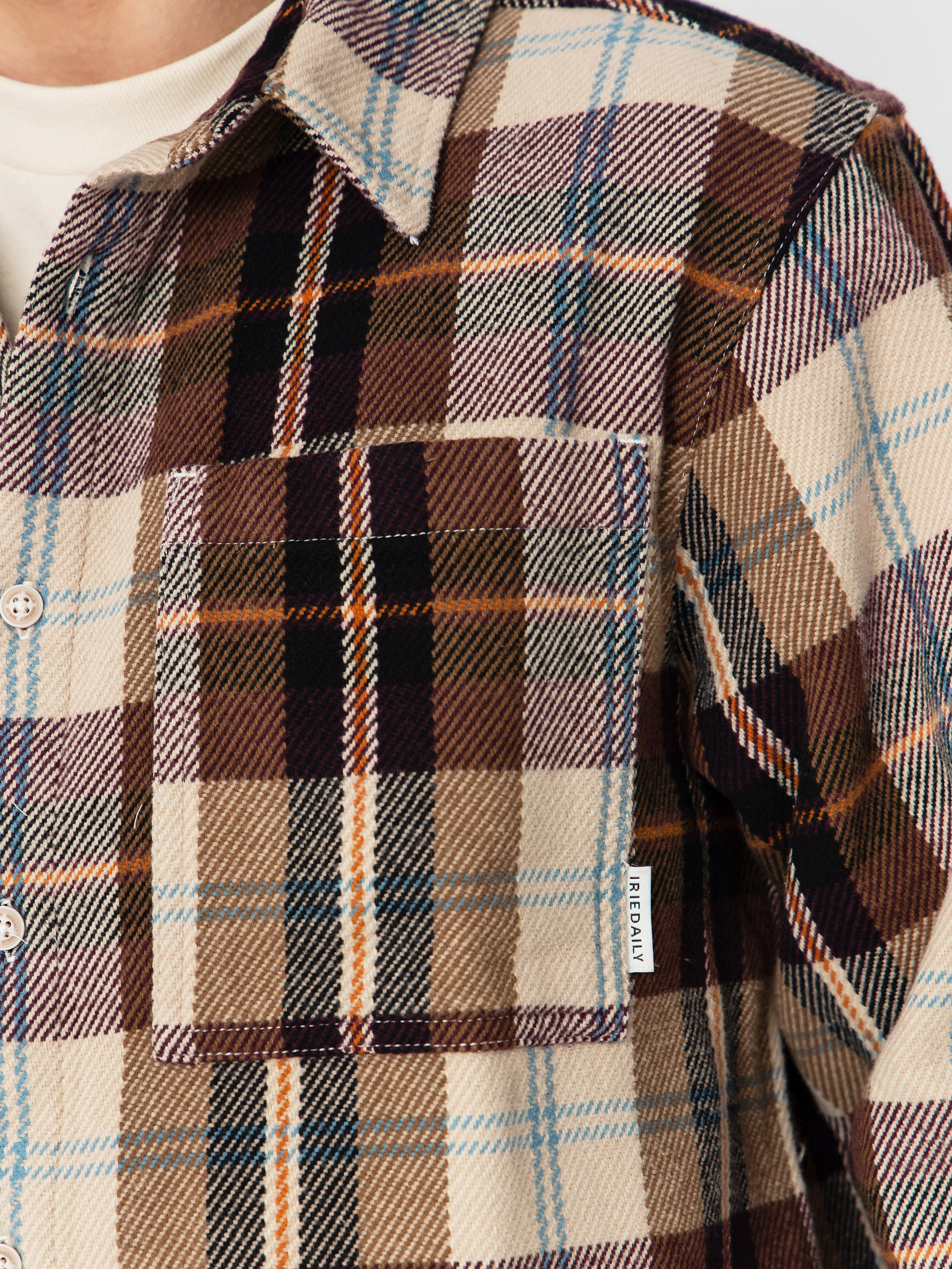 Iriedaily Shirt Chillax Lumber (sandstone)