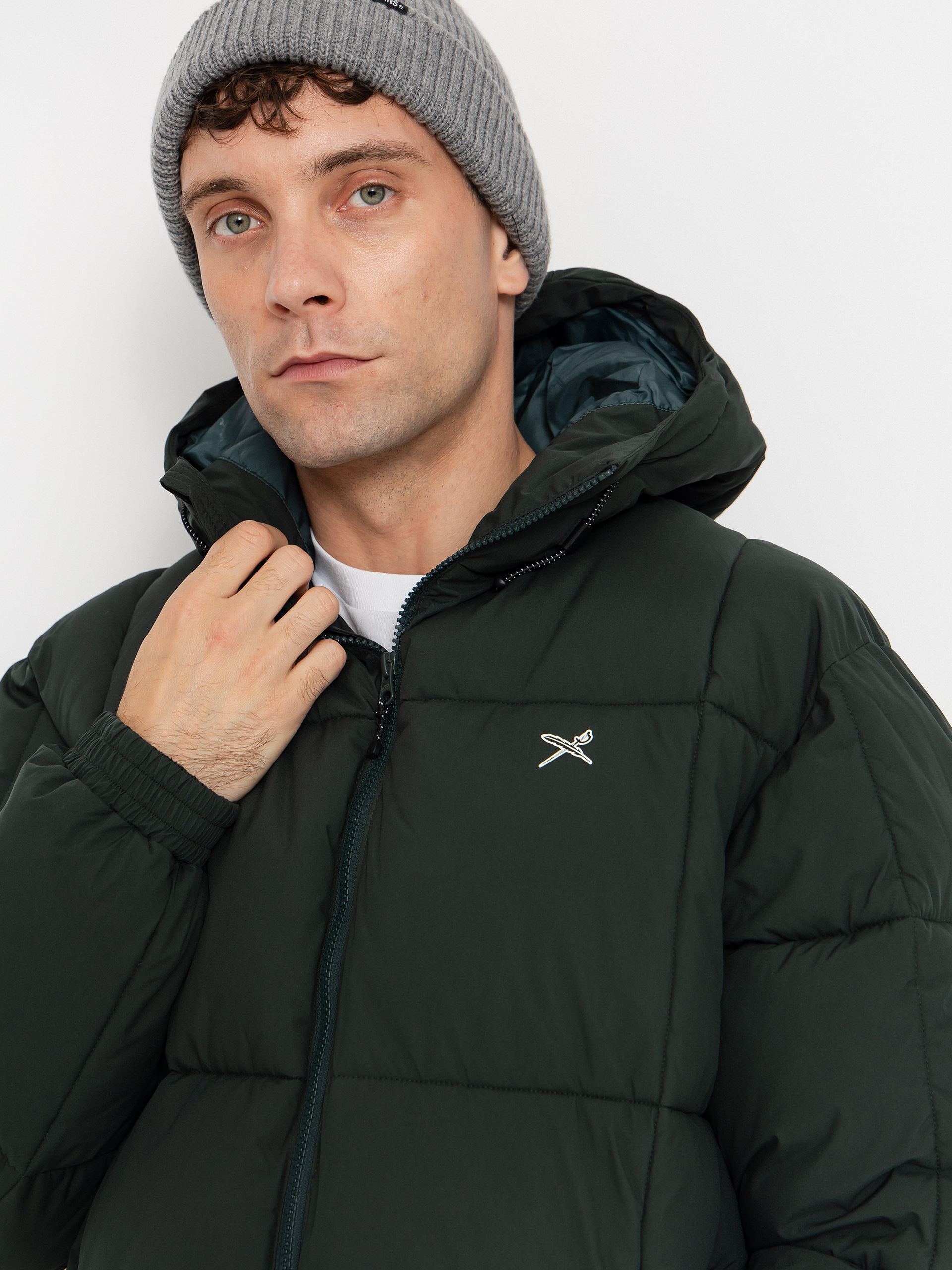 Iriedaily Carlo Puffer Jacke (dark jungle)