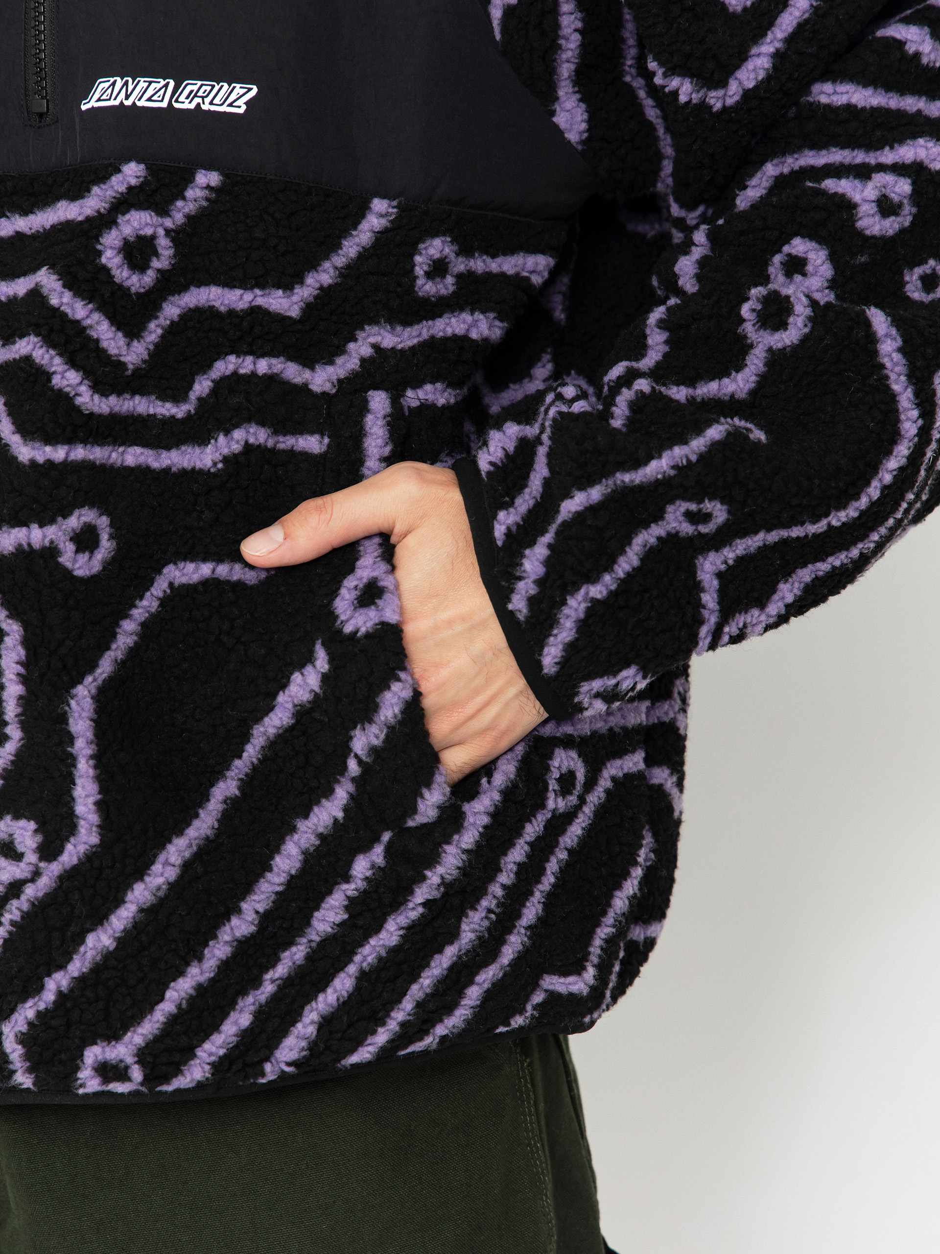 Santa Cruz Jacket Freestyle - black, violet (circuit)