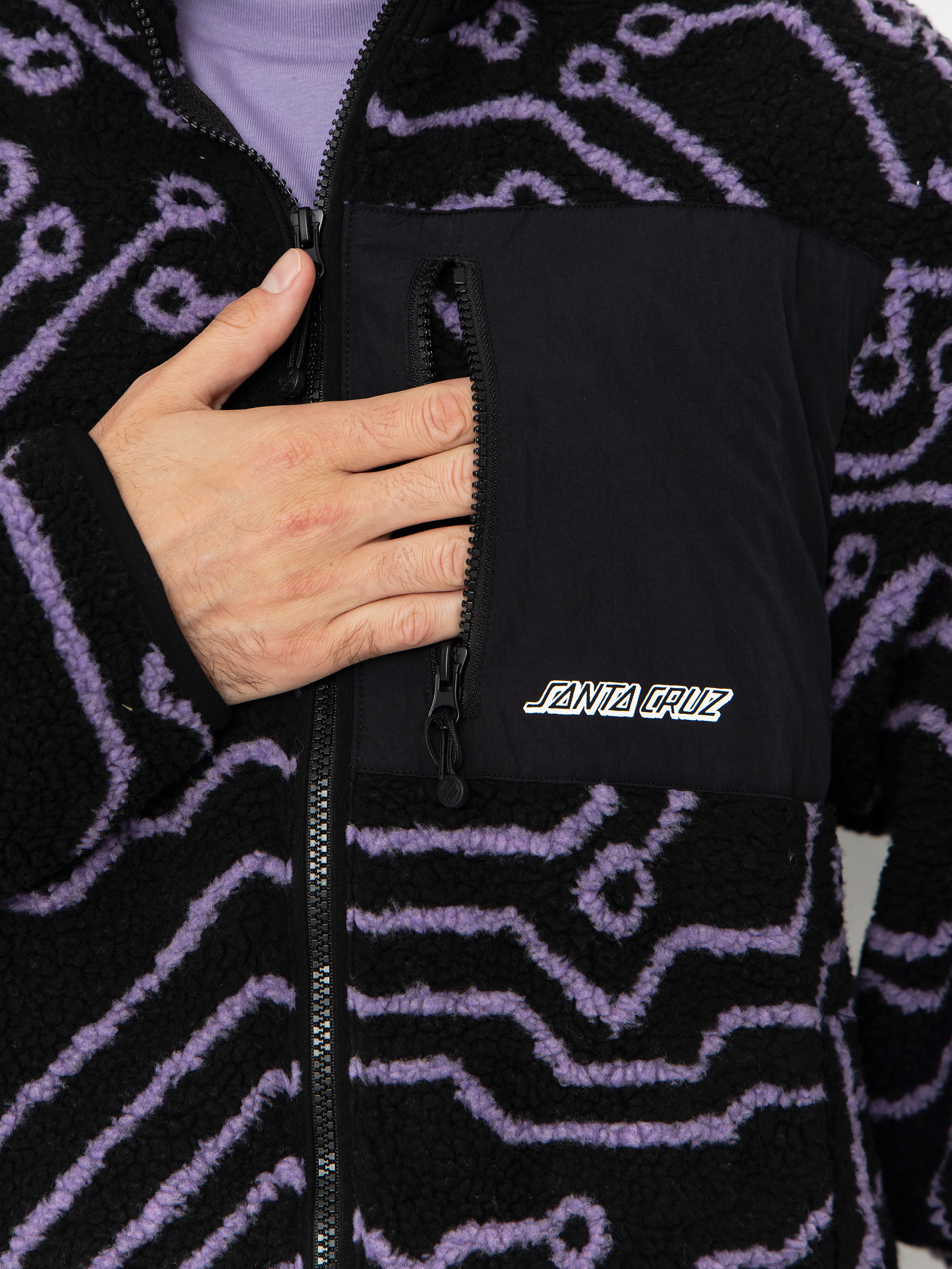 Santa Cruz Jacket Freestyle - black, violet (circuit)