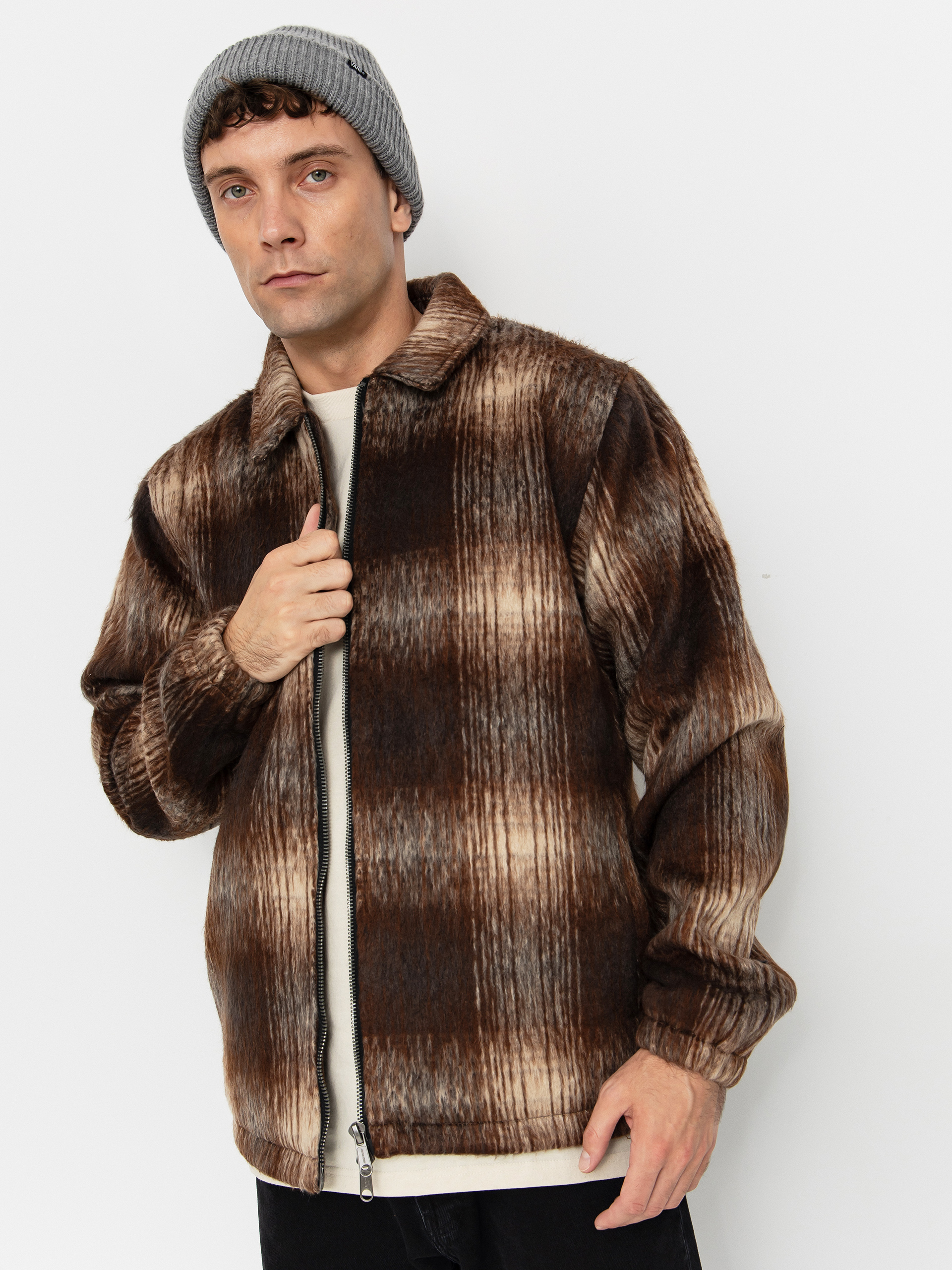Santa Cruz Jacket Hideout (brown check)