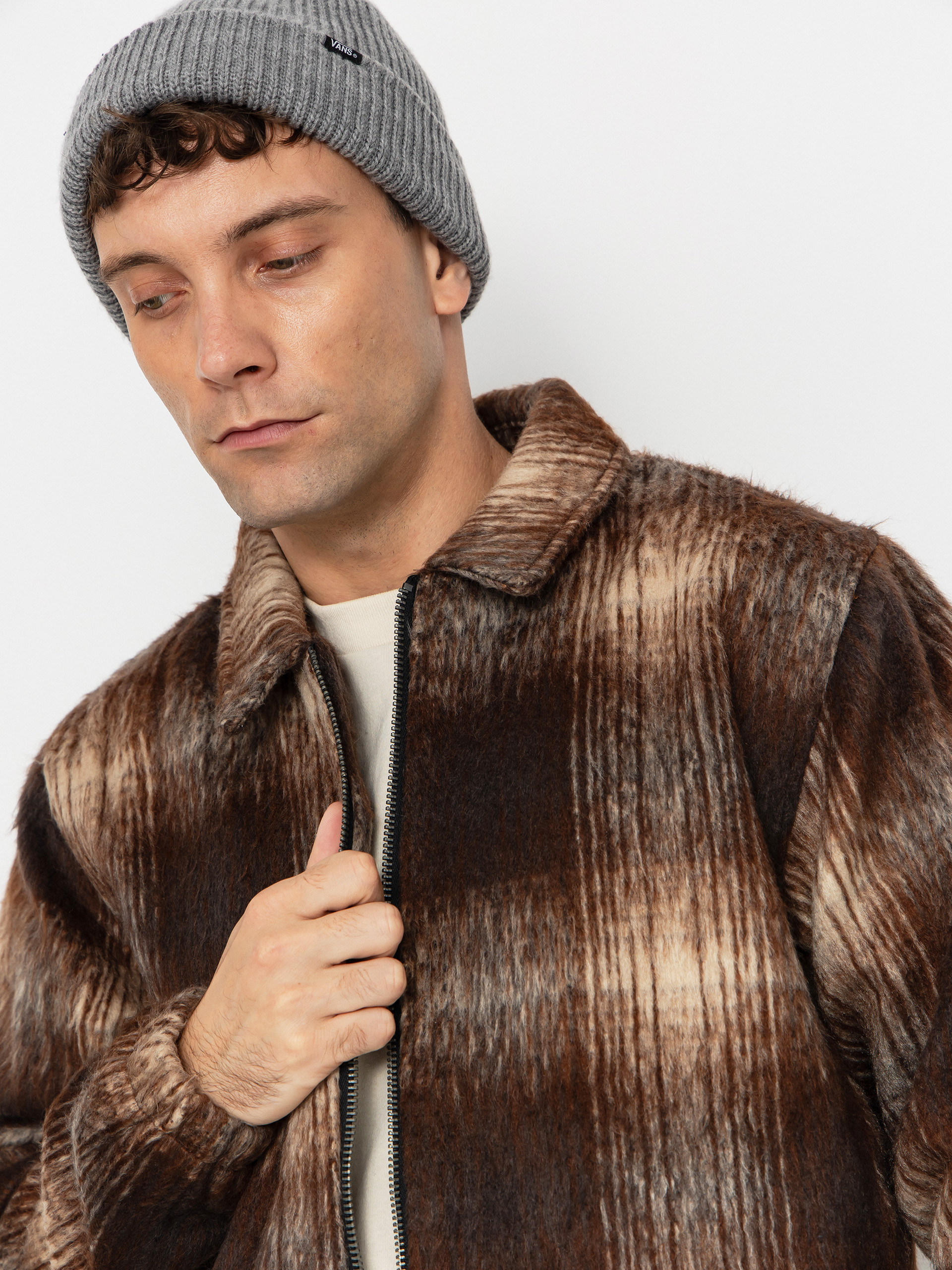 Santa Cruz Jacket Hideout (brown check)