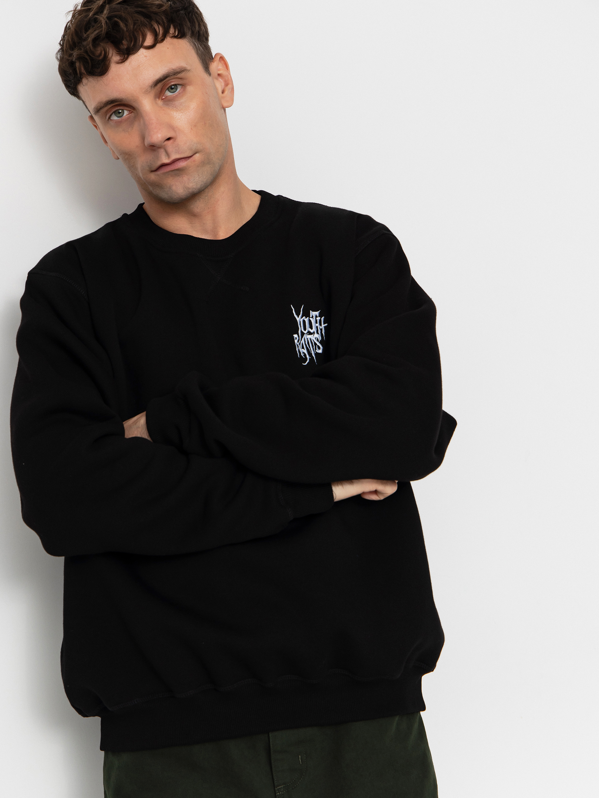 Youth Skateboards Sweatshirt Skate Rat Crew (black)