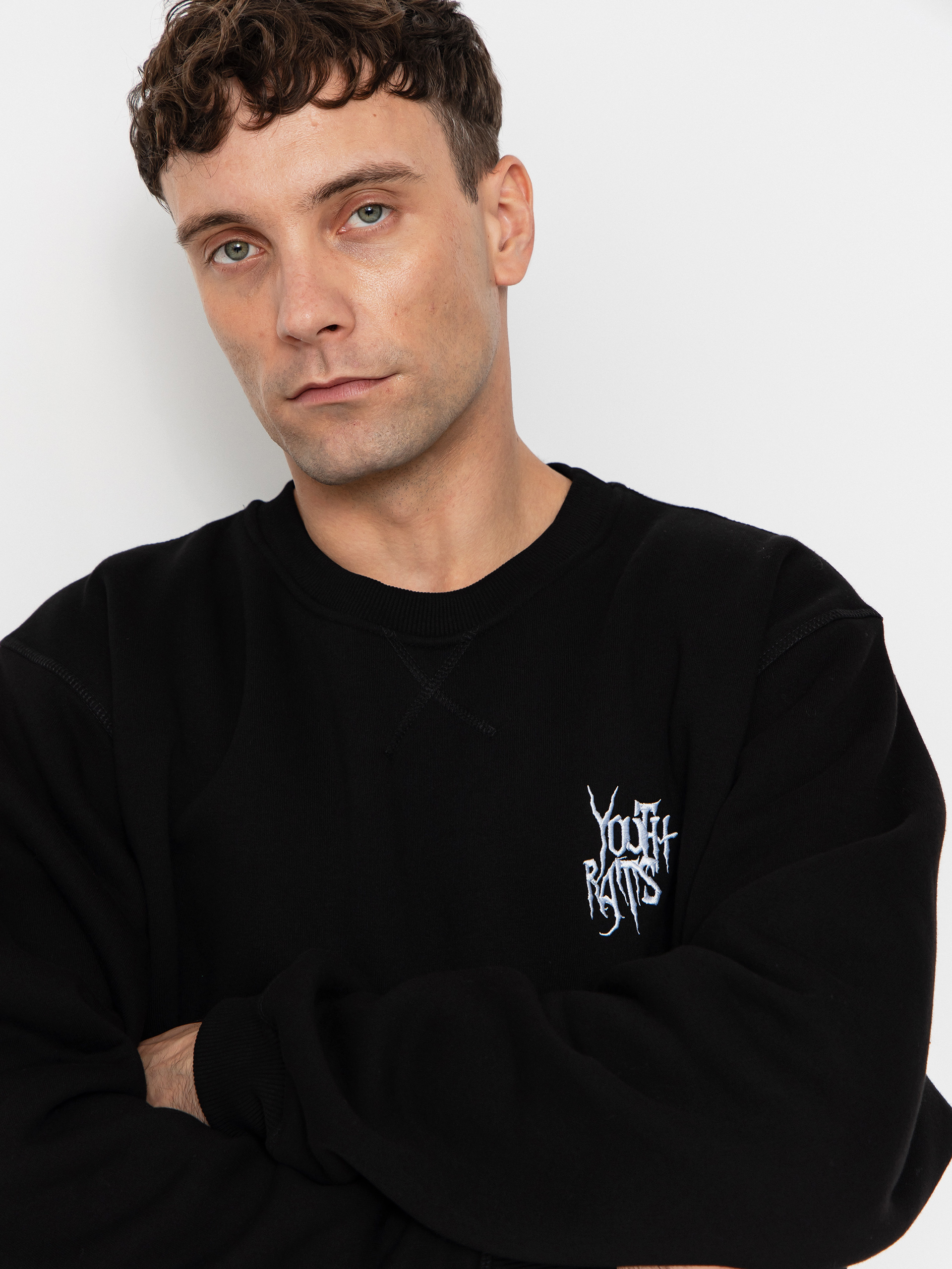 Youth Skateboards Sweatshirt Skate Rat Crew (black)