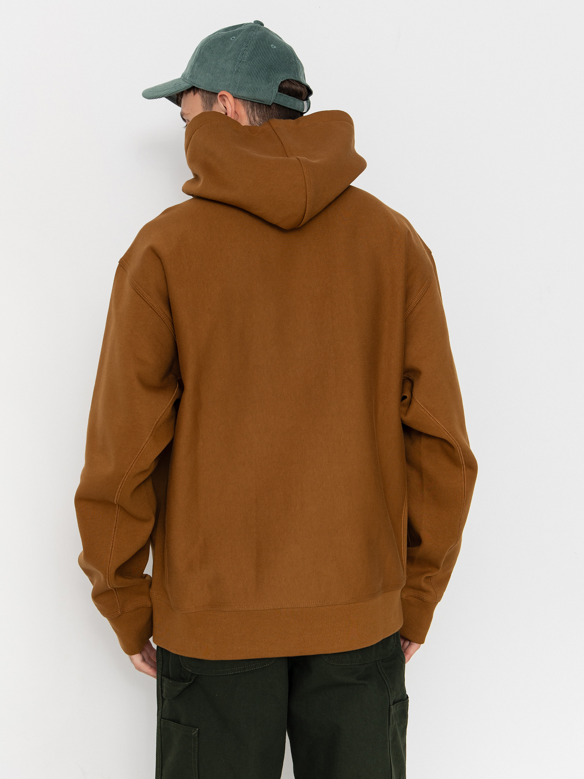 Carhartt WIP Hoodie American Script HD (hamilton brown)