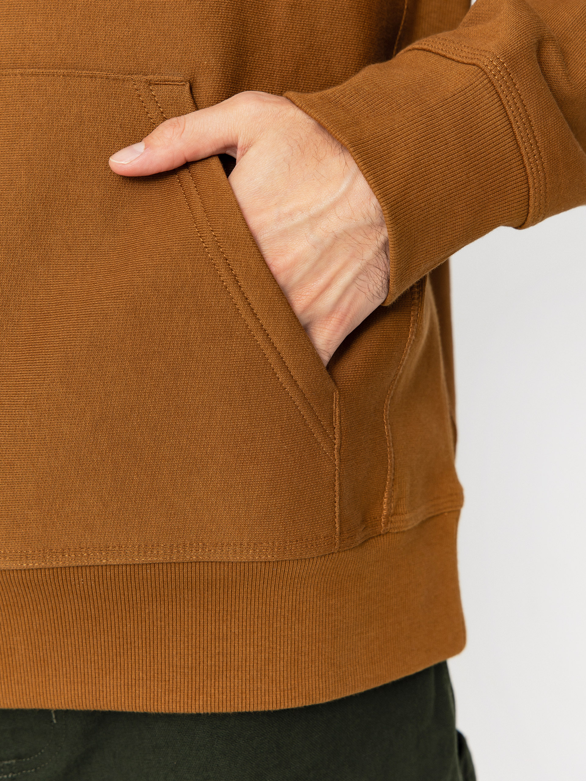 Carhartt WIP Hoodie American Script HD (hamilton brown)