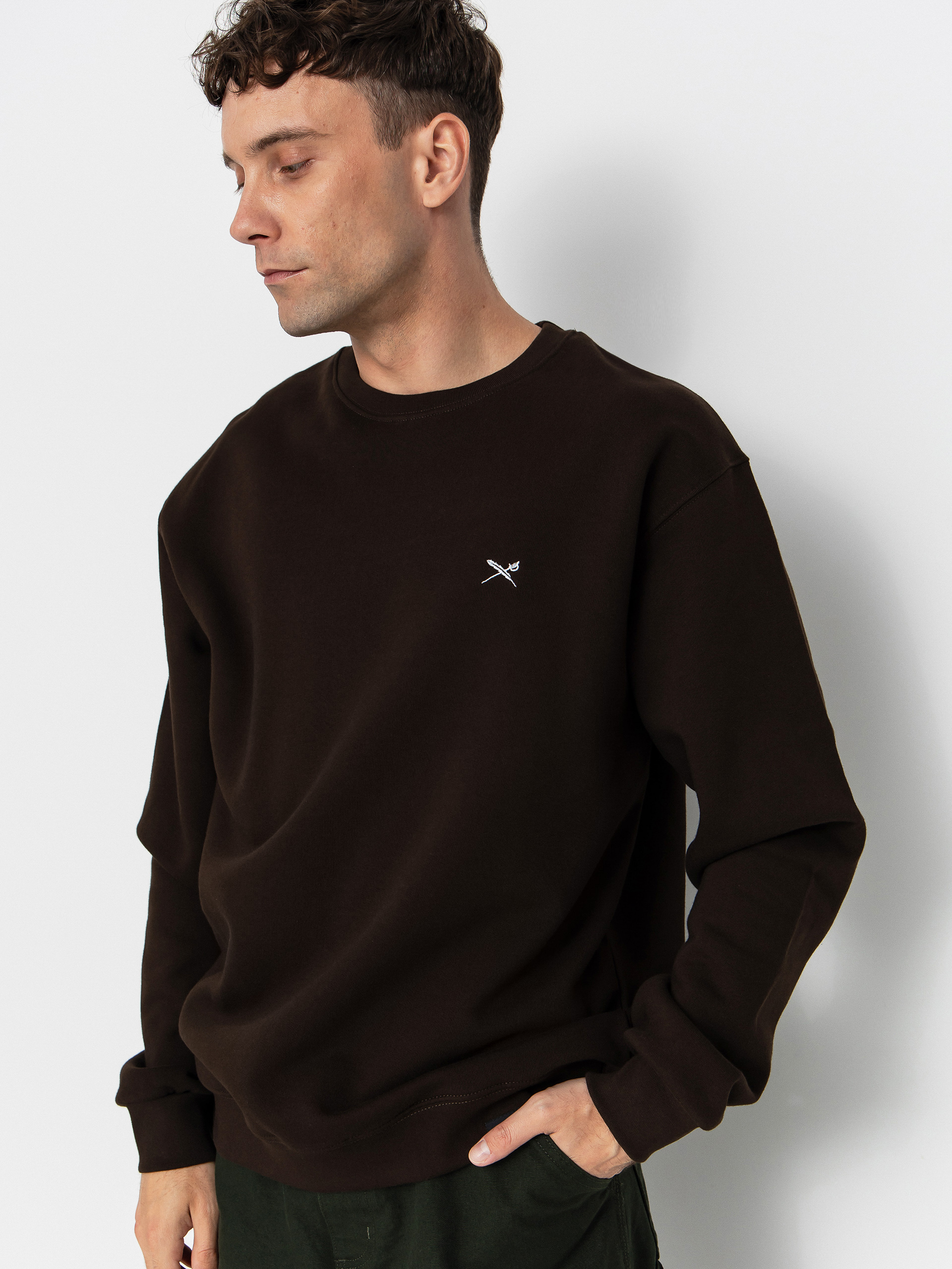 Iriedaily Sweatshirt Mini Flag 2 (dark coffee)
