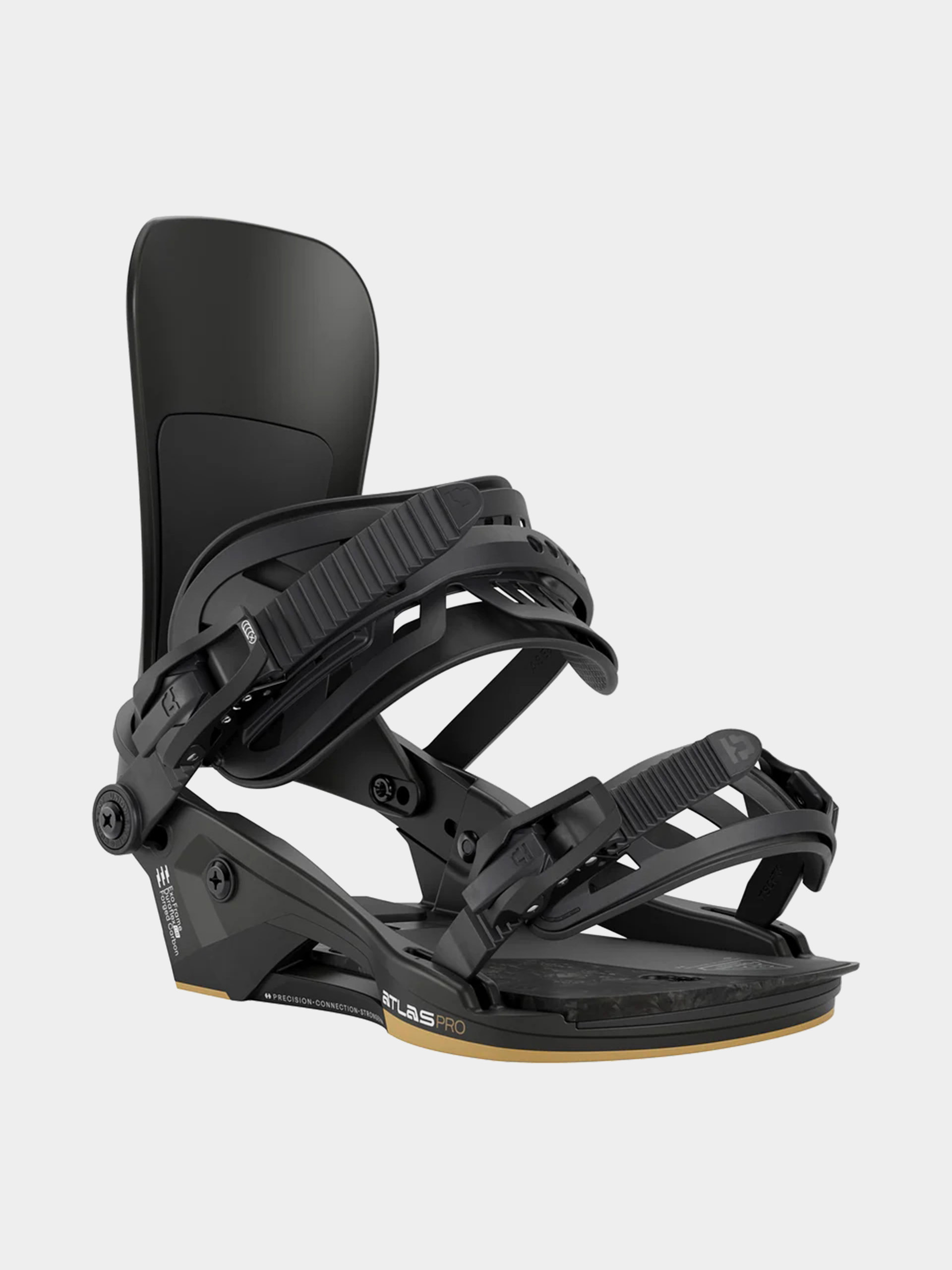 Mens Union Snowboard bindings Atlas Pro (metallic black)