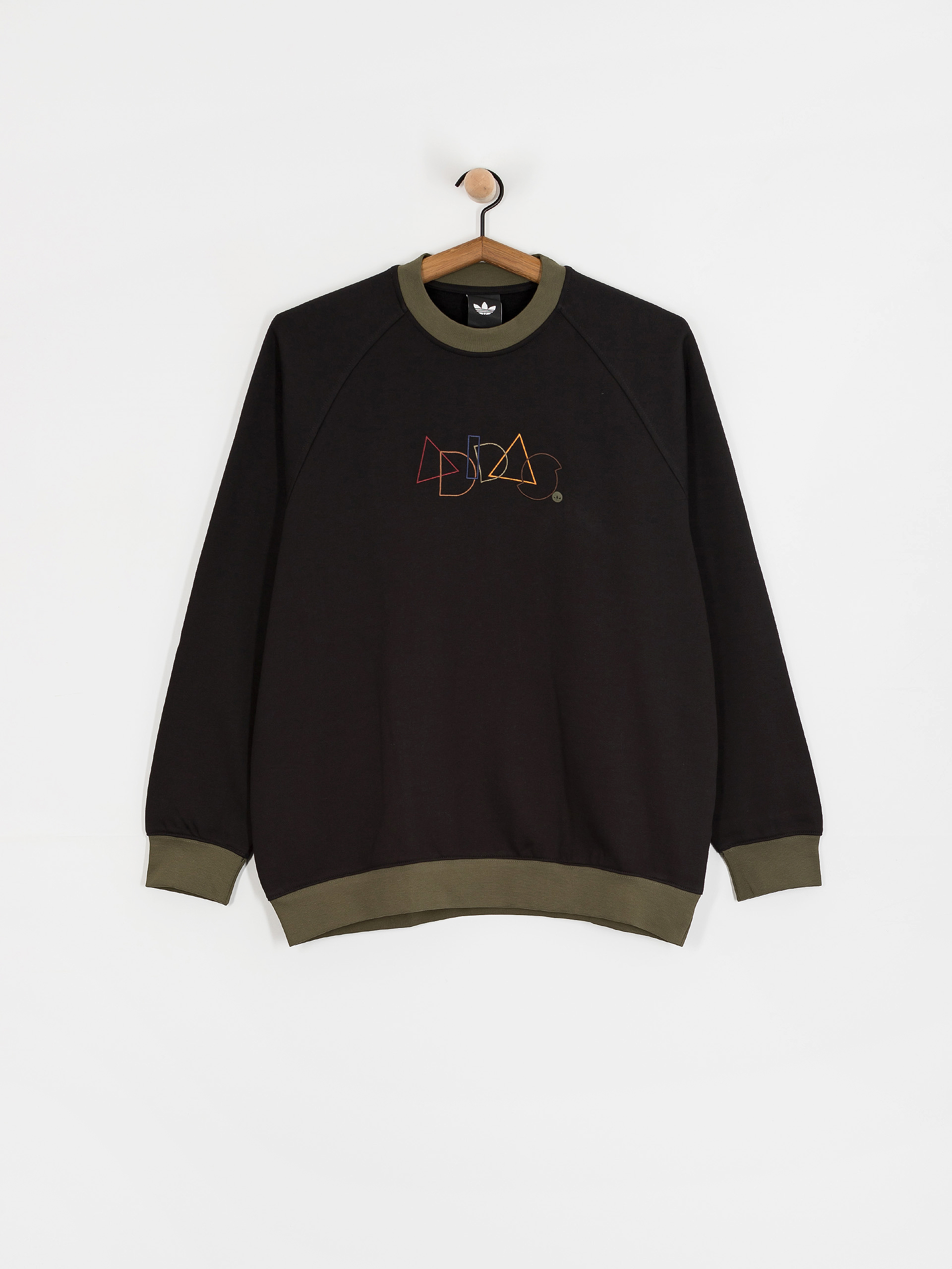 adidas Skate Geo Crew Sweatshirt (black)